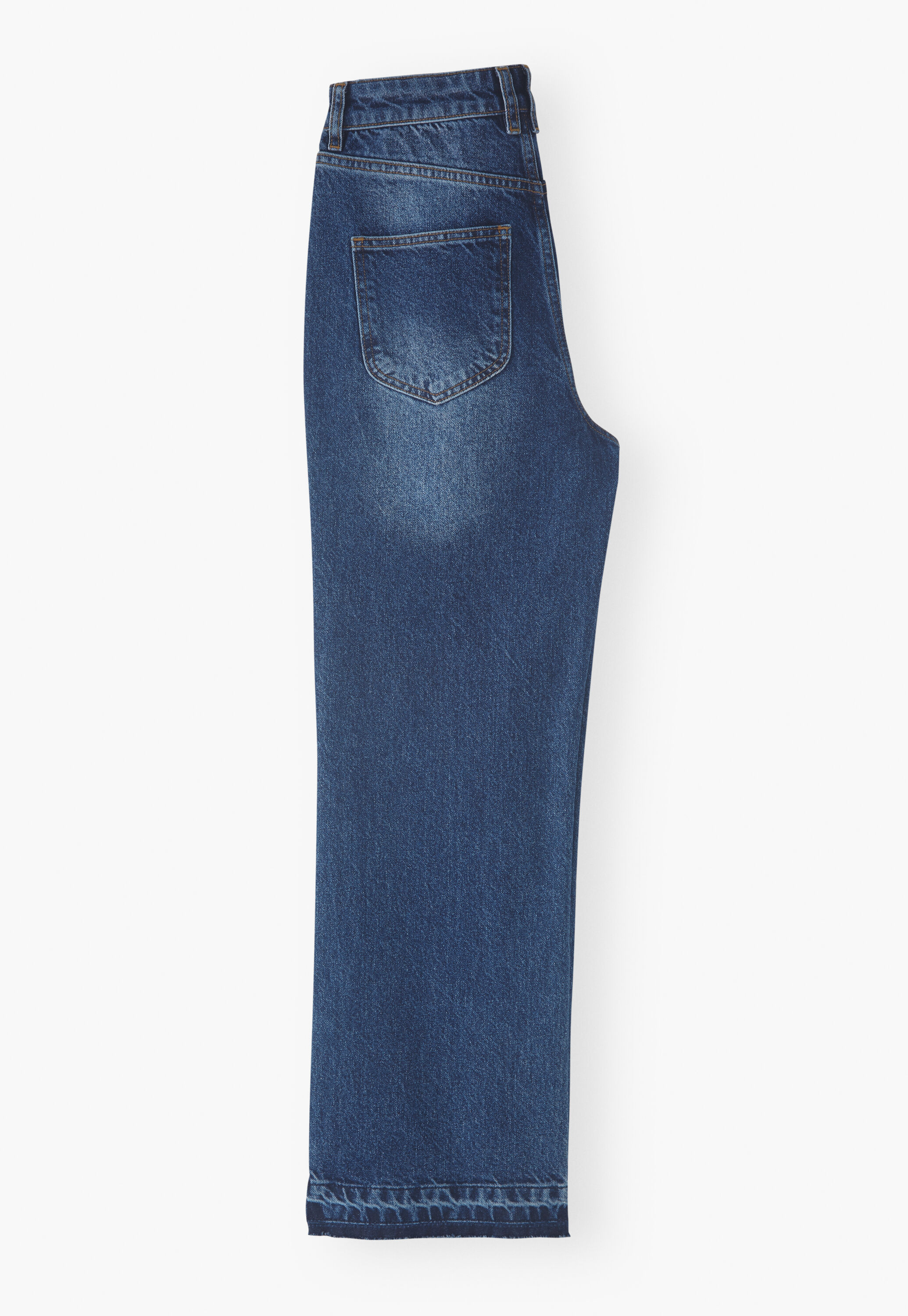 Let-down hem jeans