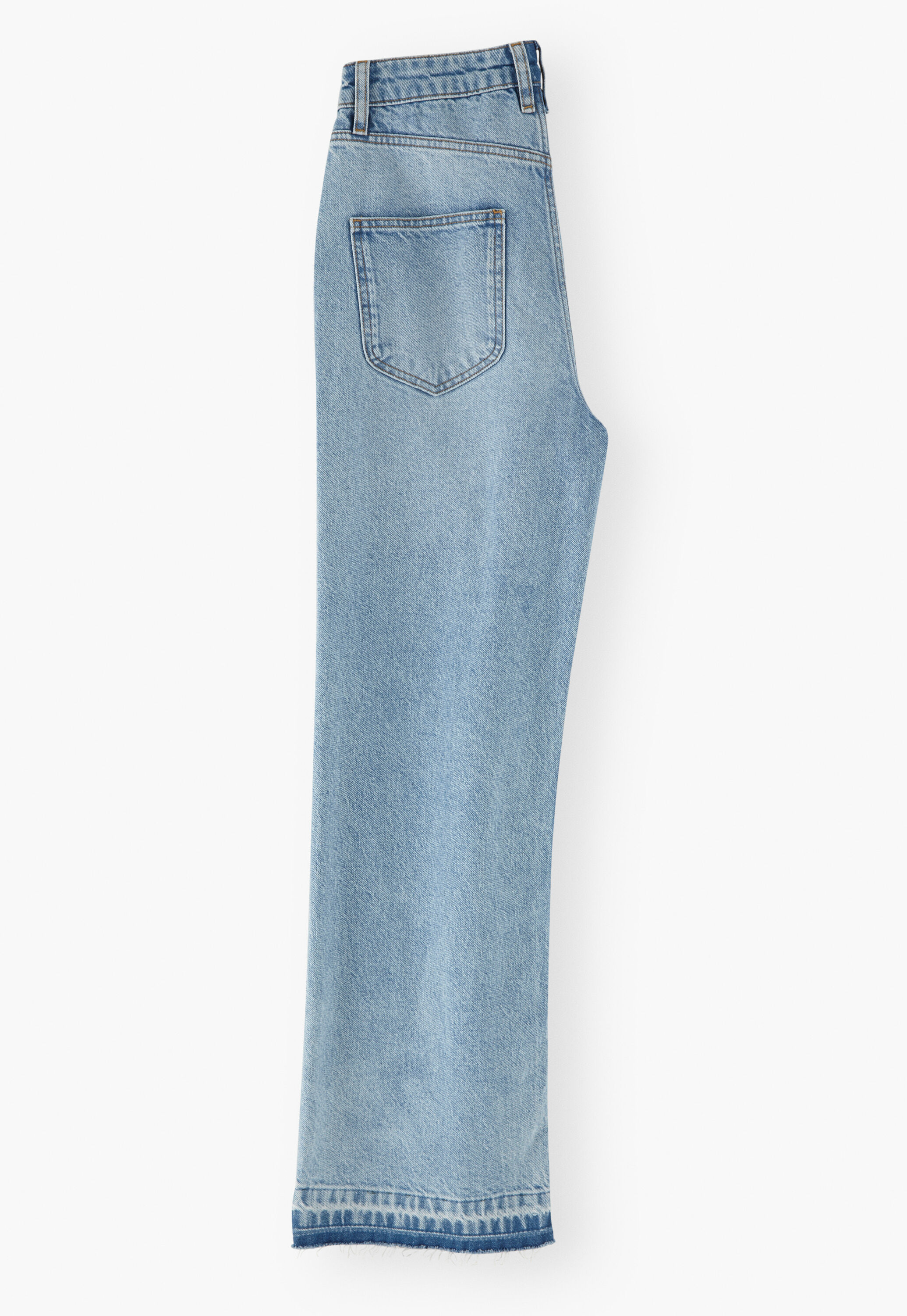 Let-down hem jeans