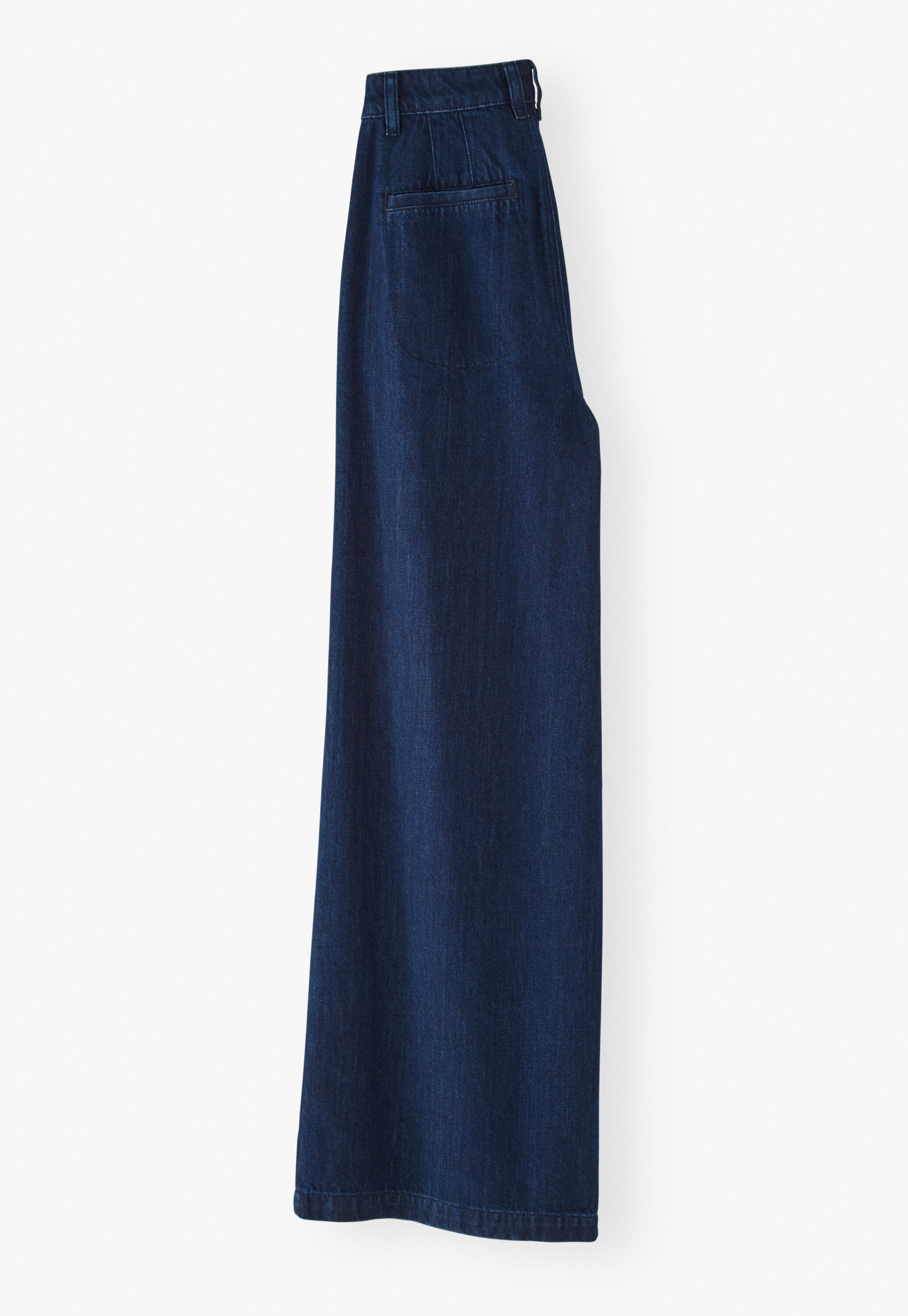 Wide-leg soft jeans