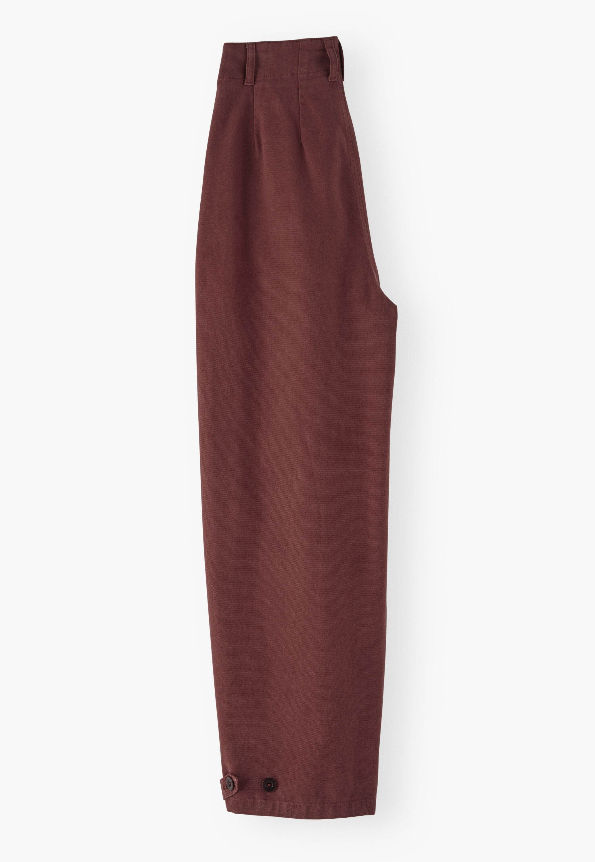 Adjustable-hem trousers