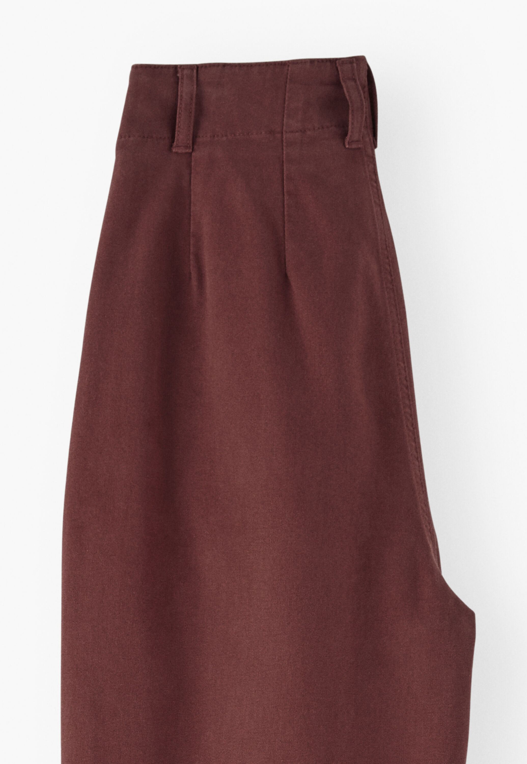 Adjustable-hem trousers
