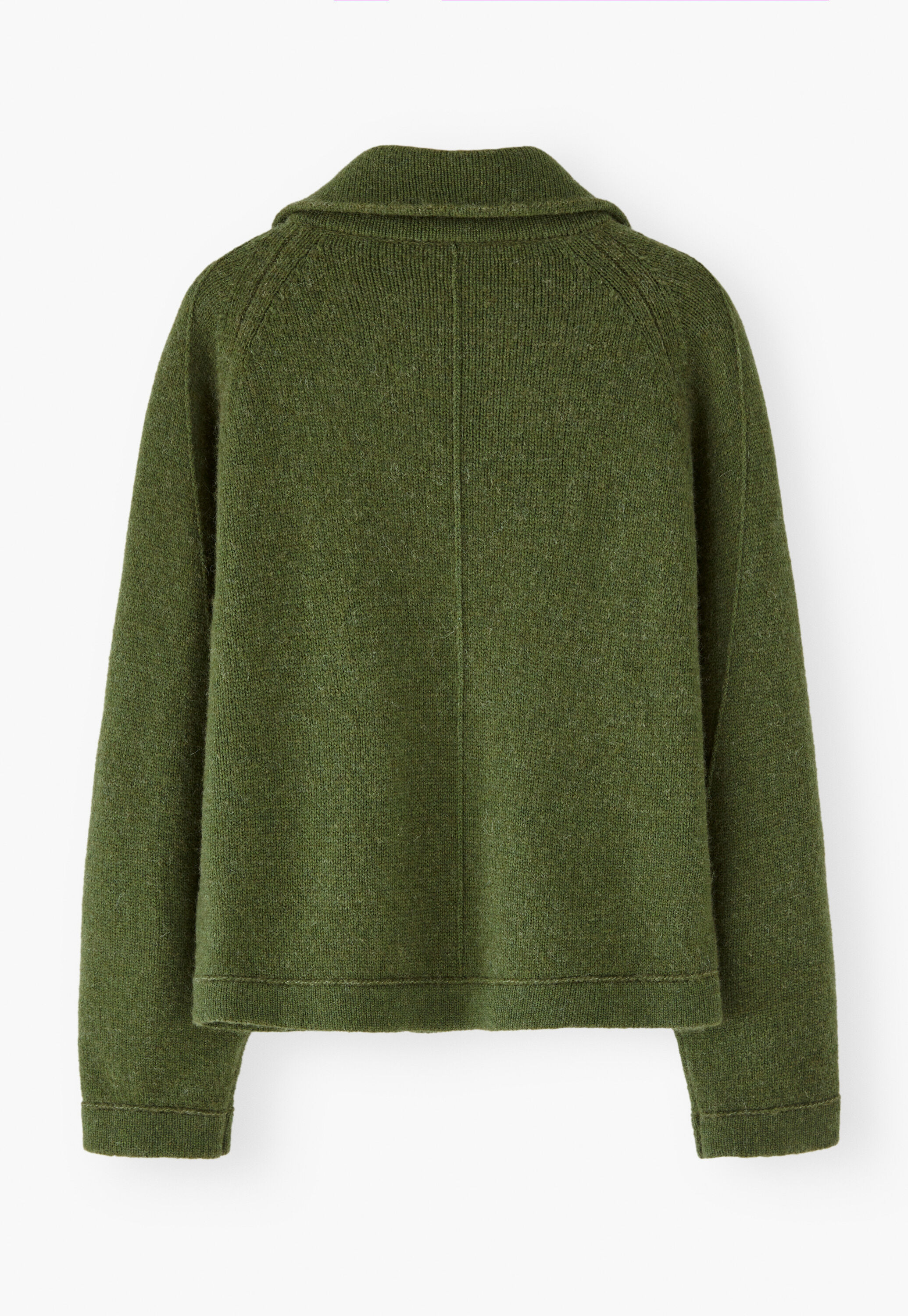 Knitted jacket, Olive, large