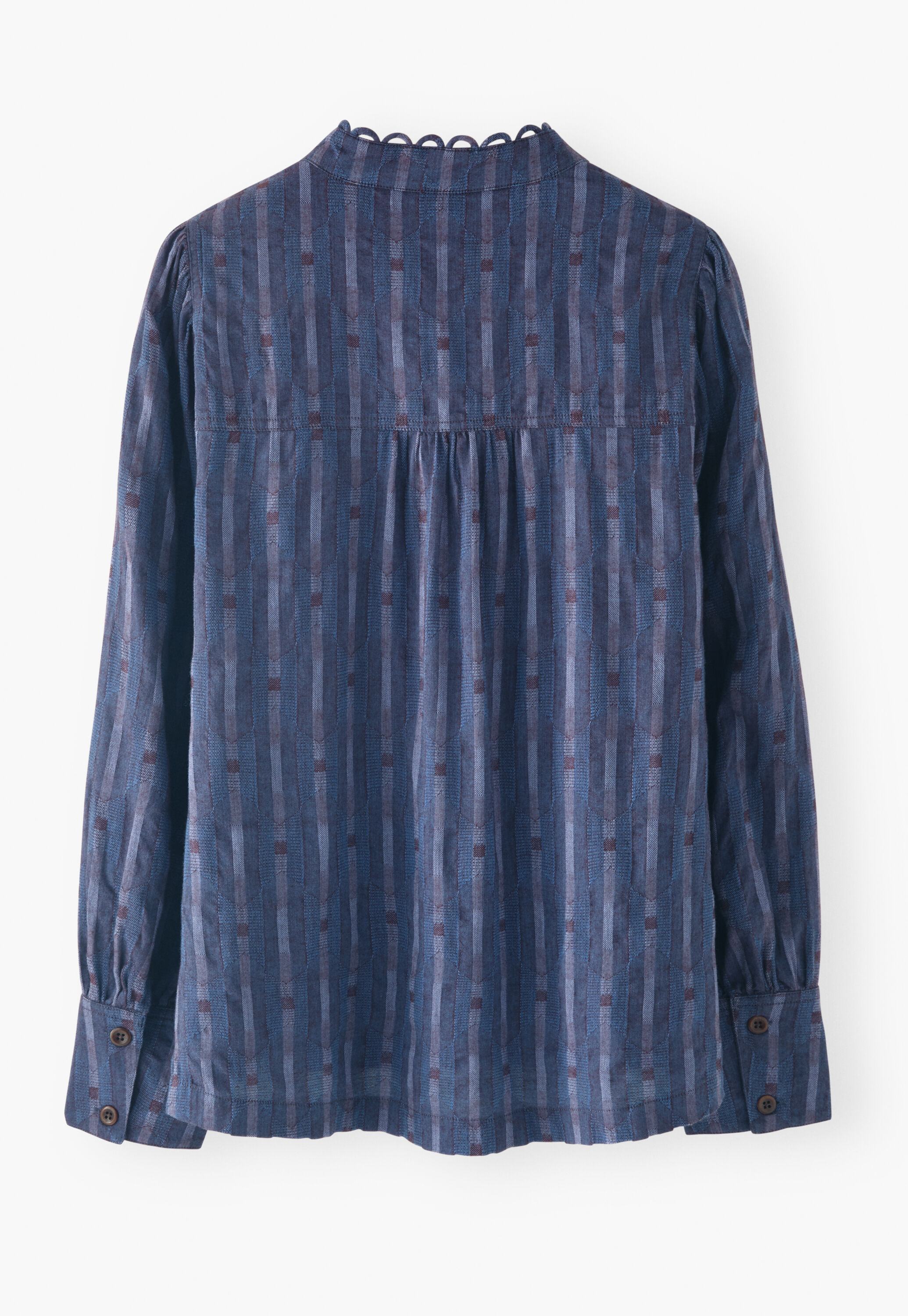 Half-placket blouse