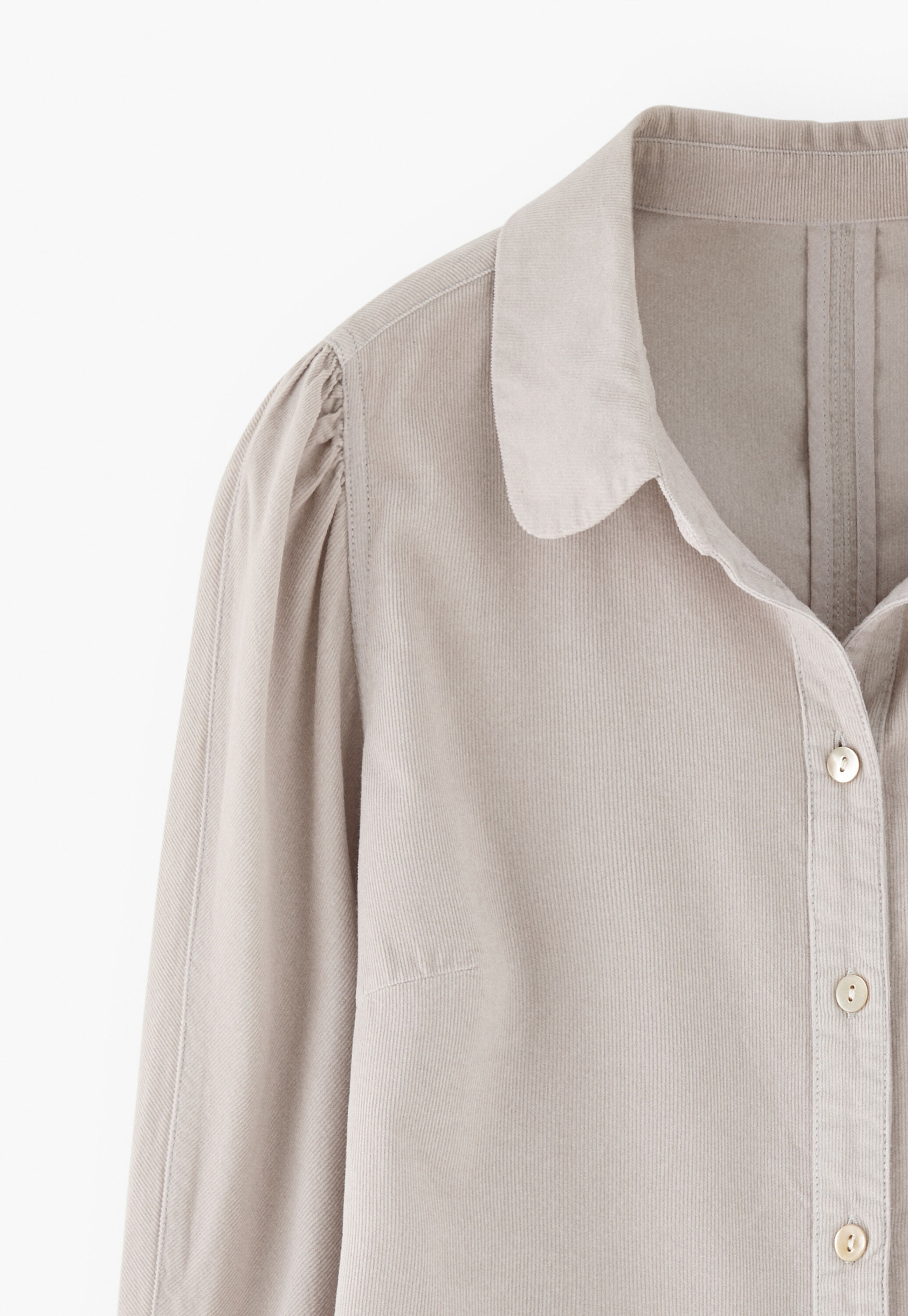 Button-through blouse