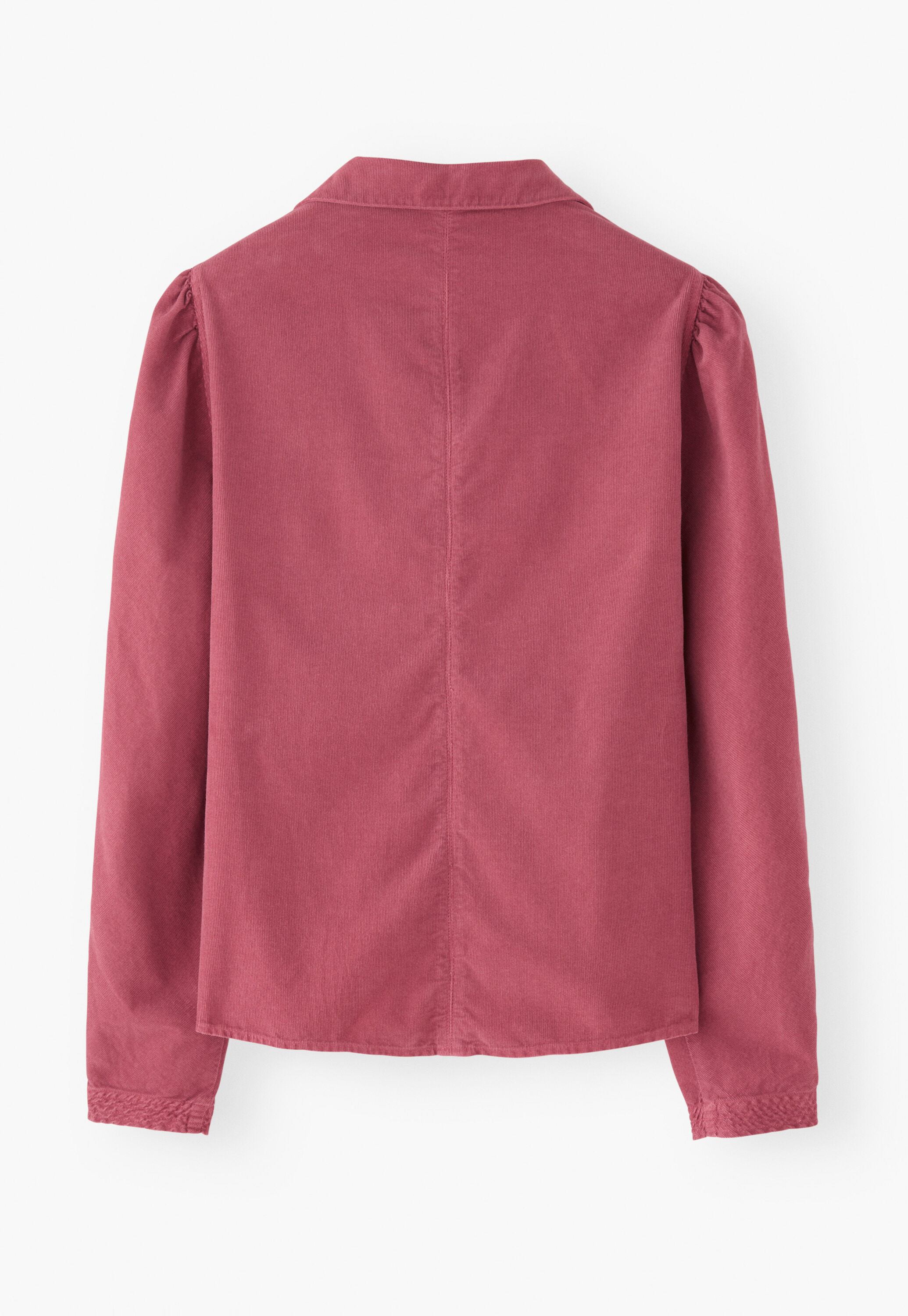 Button-through blouse, Dark rose, large