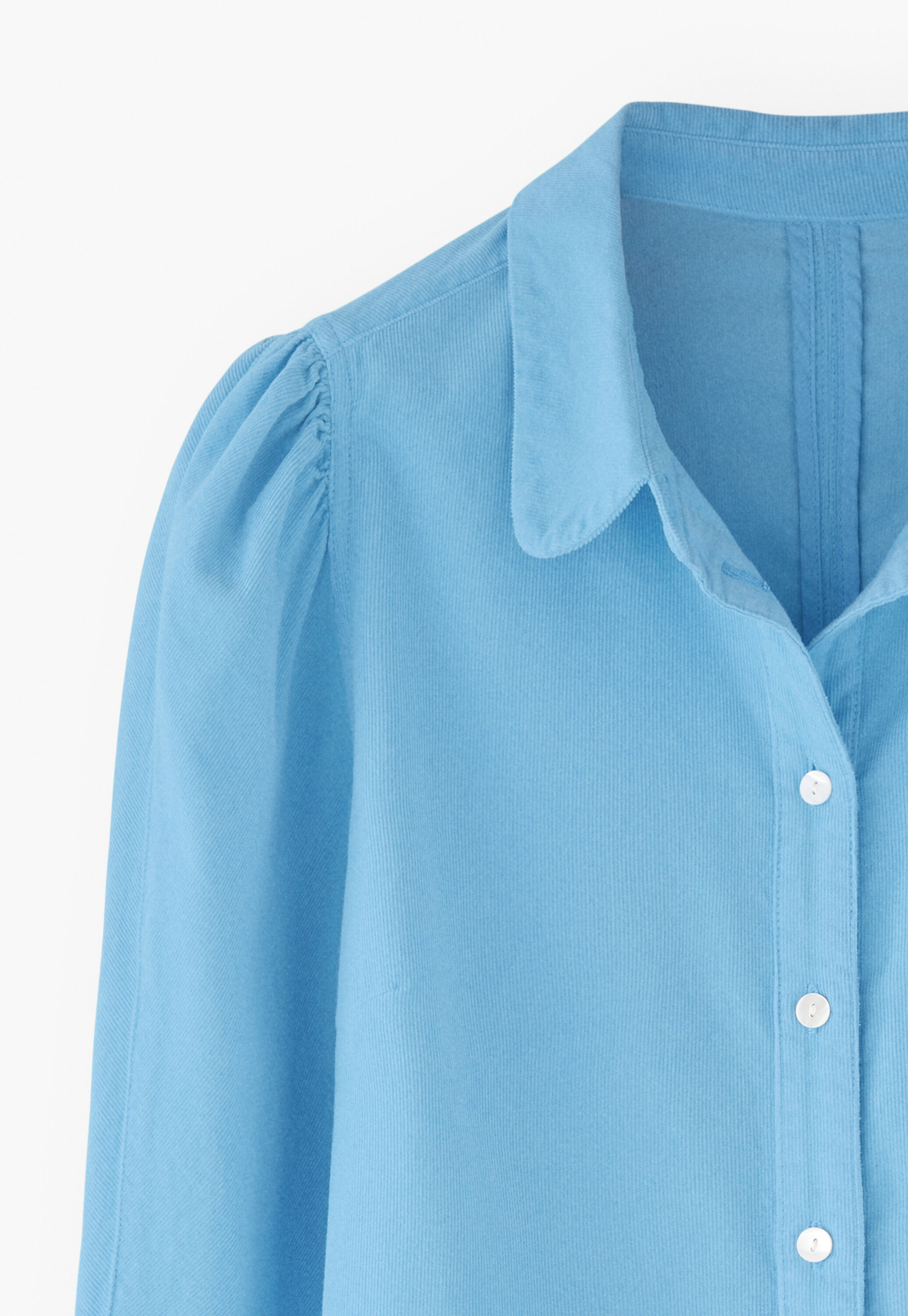 Button-through blouse