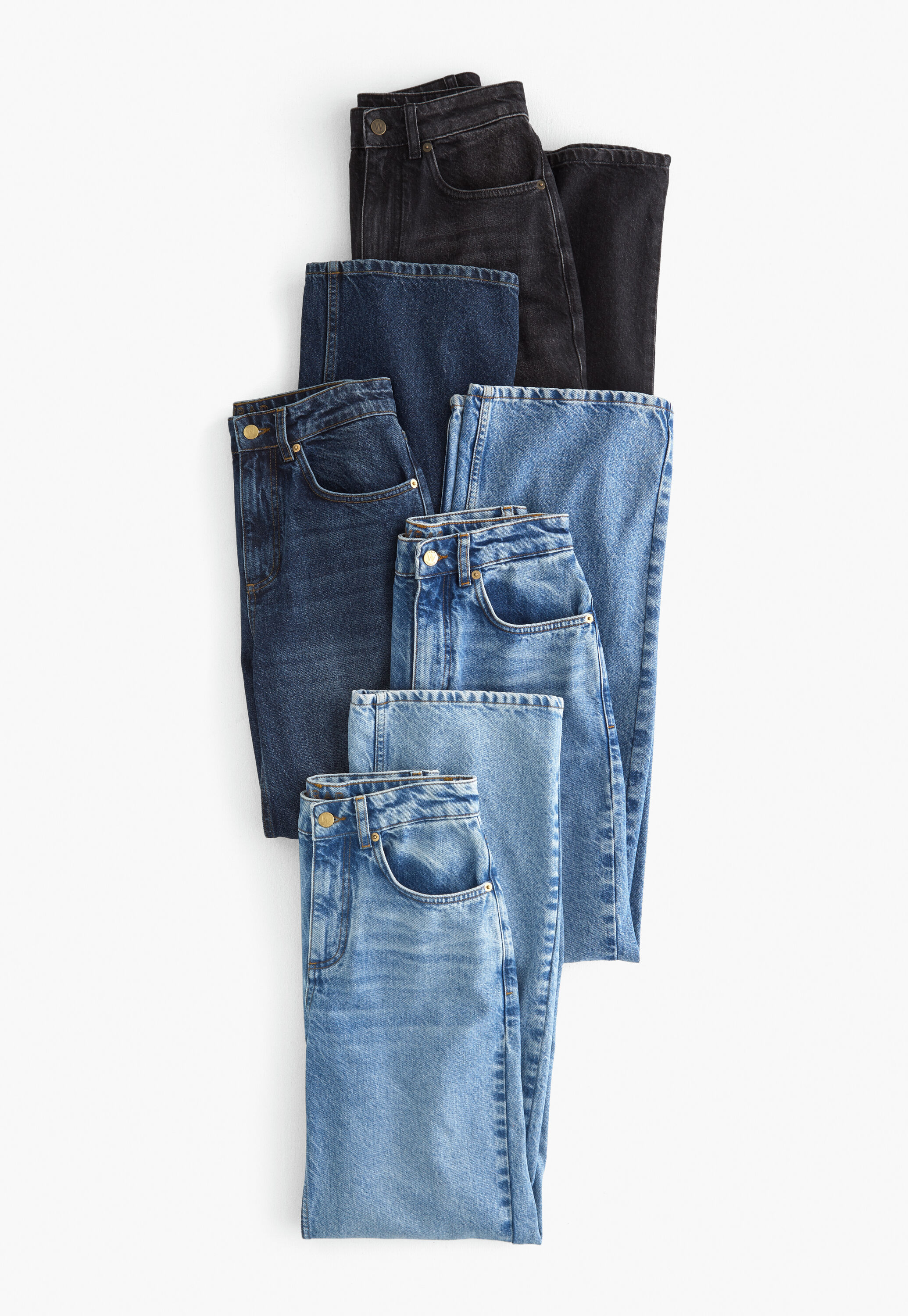 Boyfriend jeans, Dark mid vintage, large