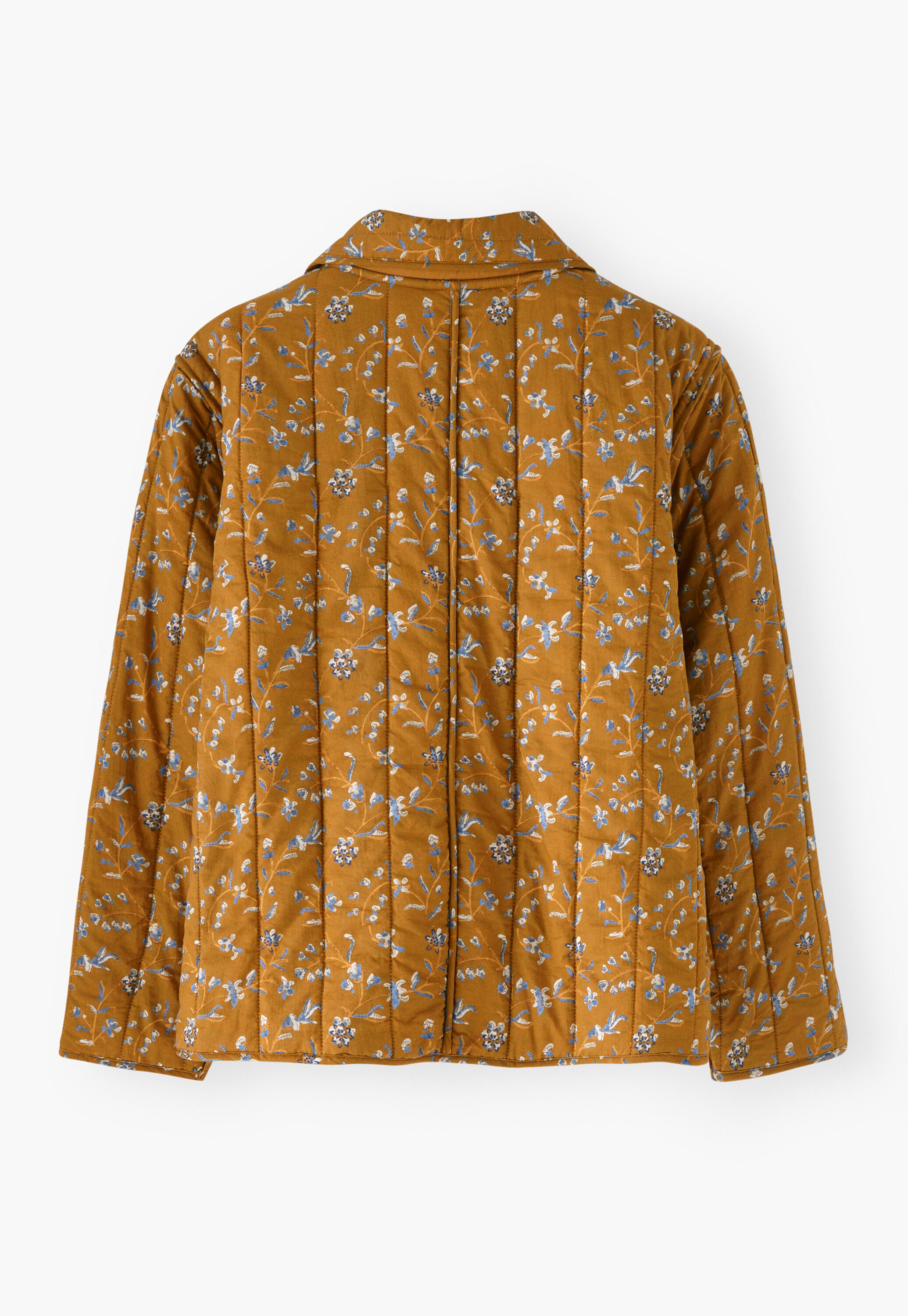 Printed quilted jacket