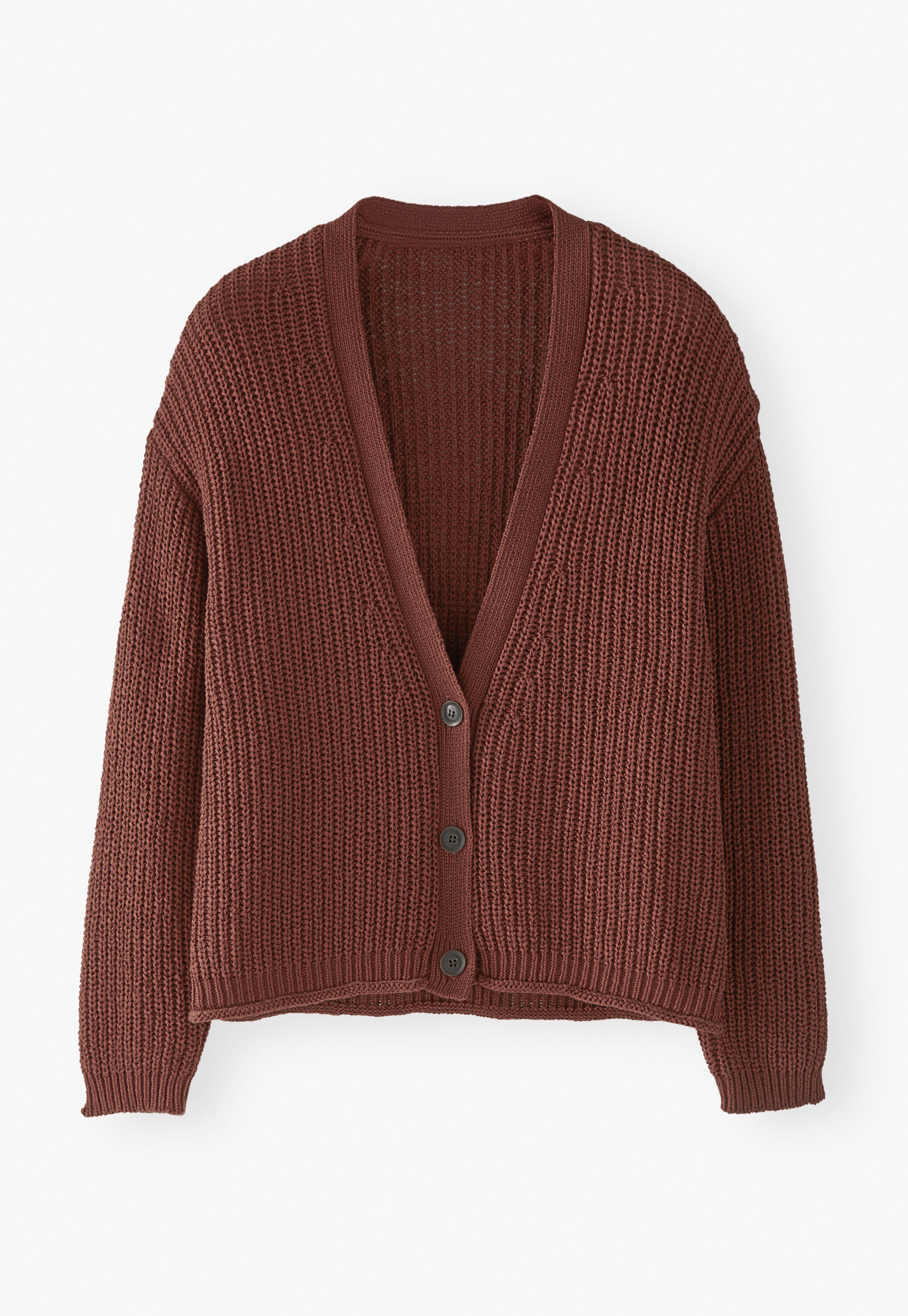 V-neck cardigan