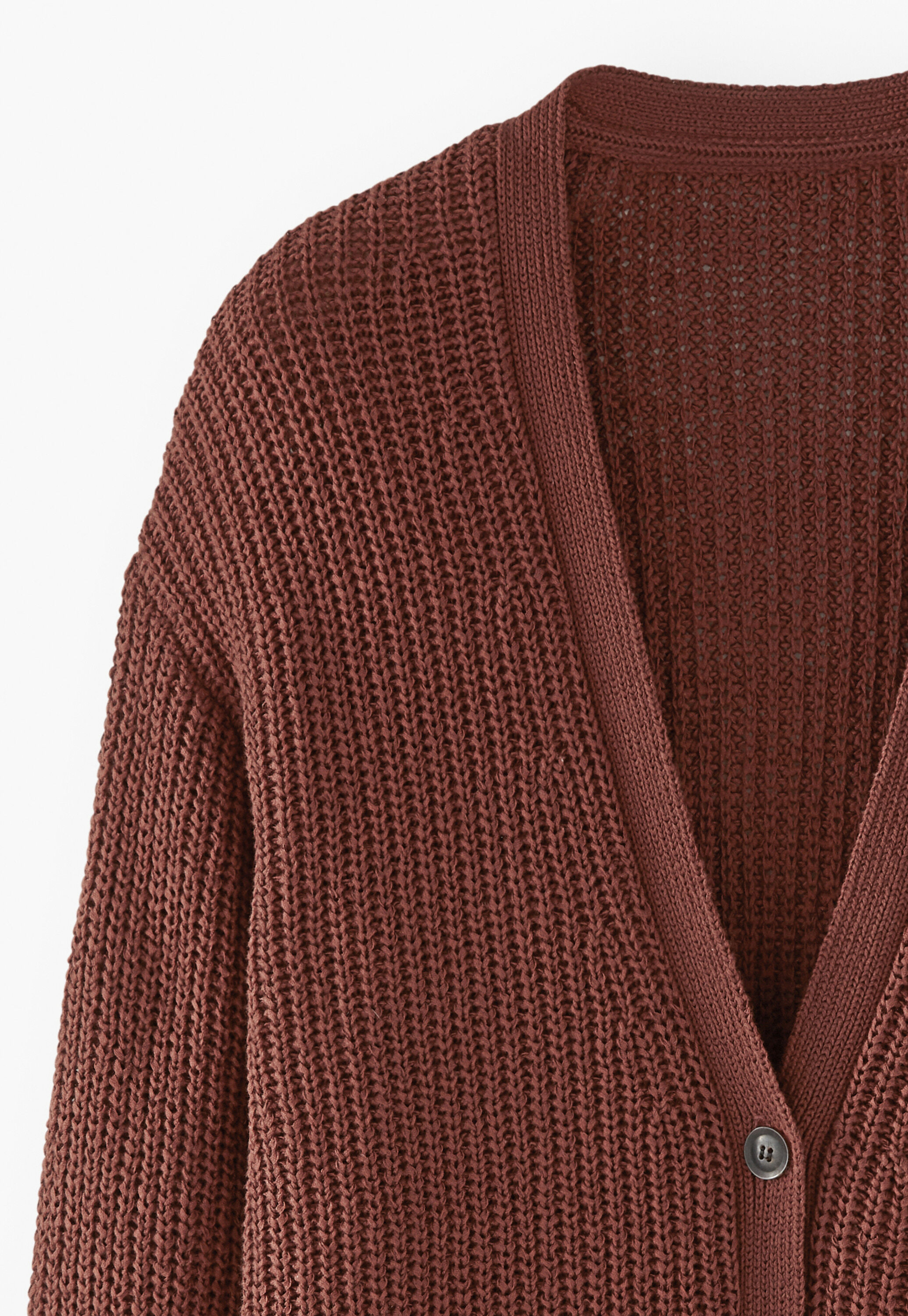 V-neck cardigan