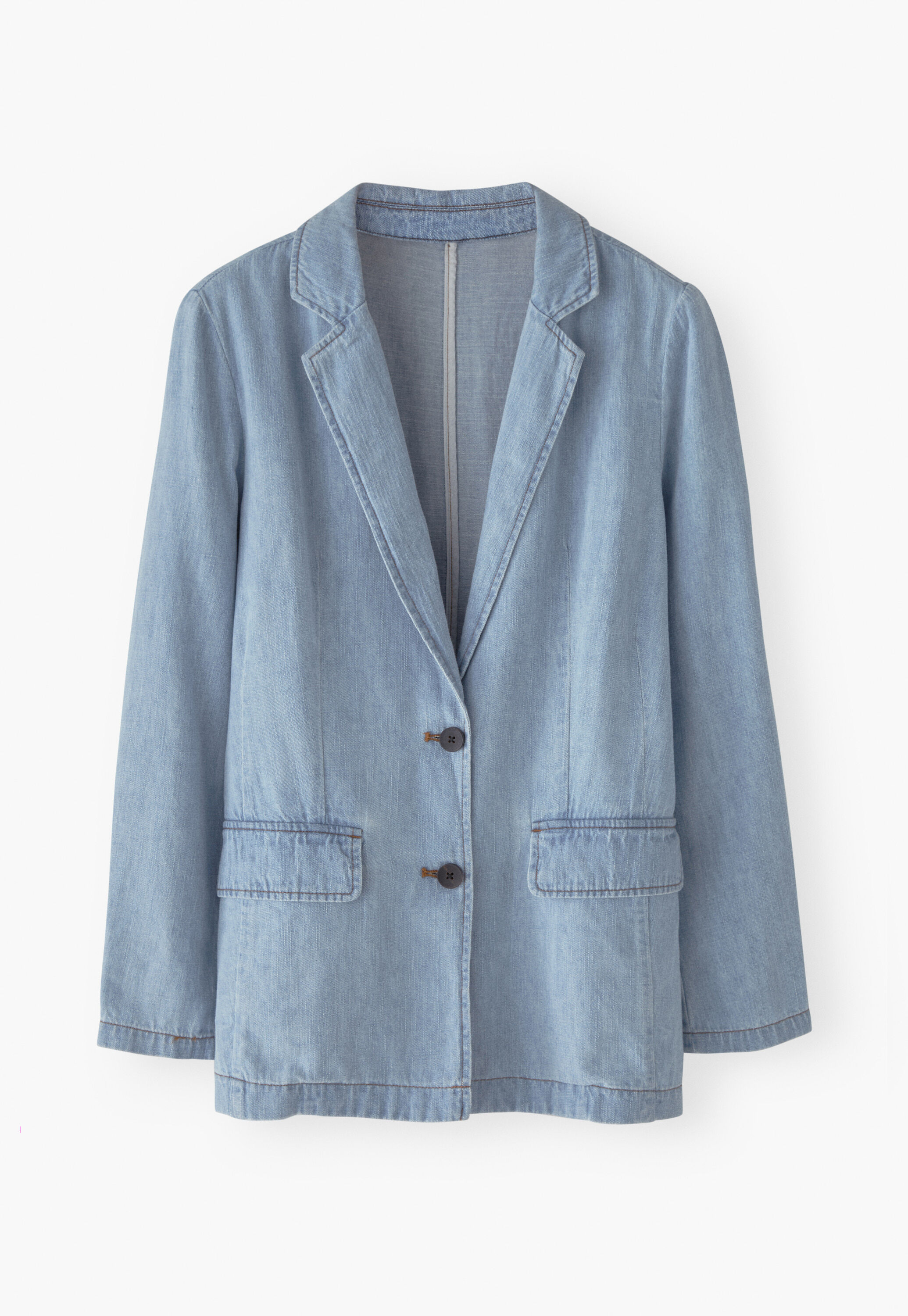 Relaxed blazer, Pale indigo, large