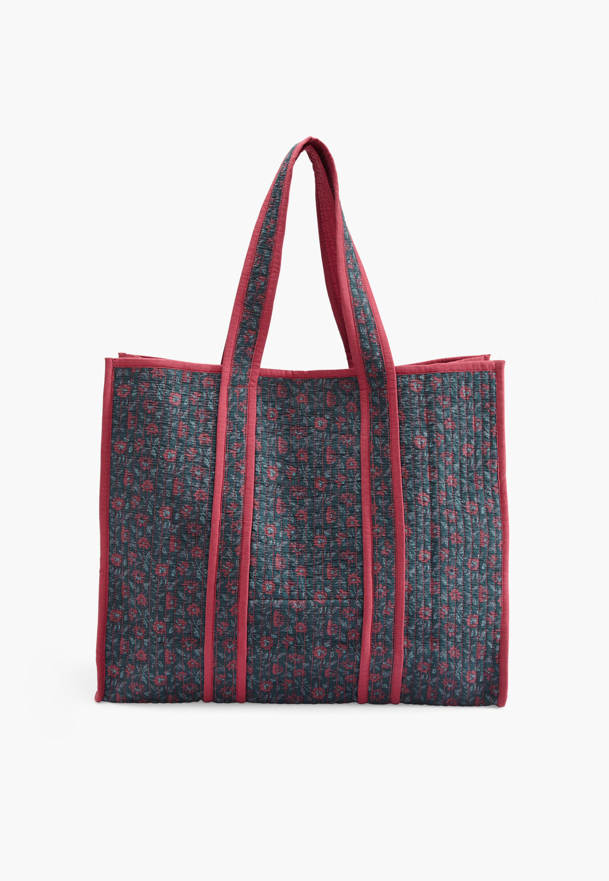 Printed quilted bag
