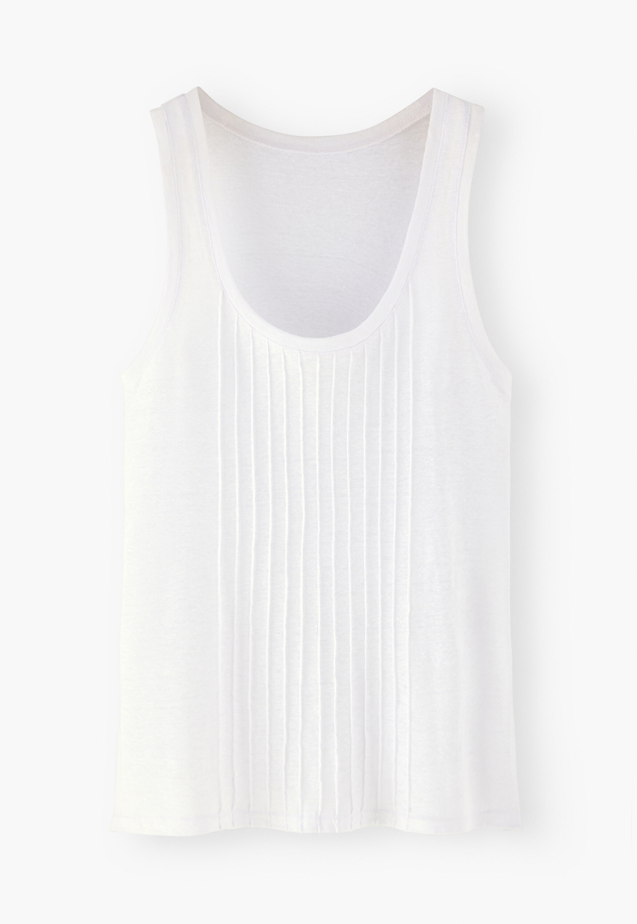 Pintuck vest