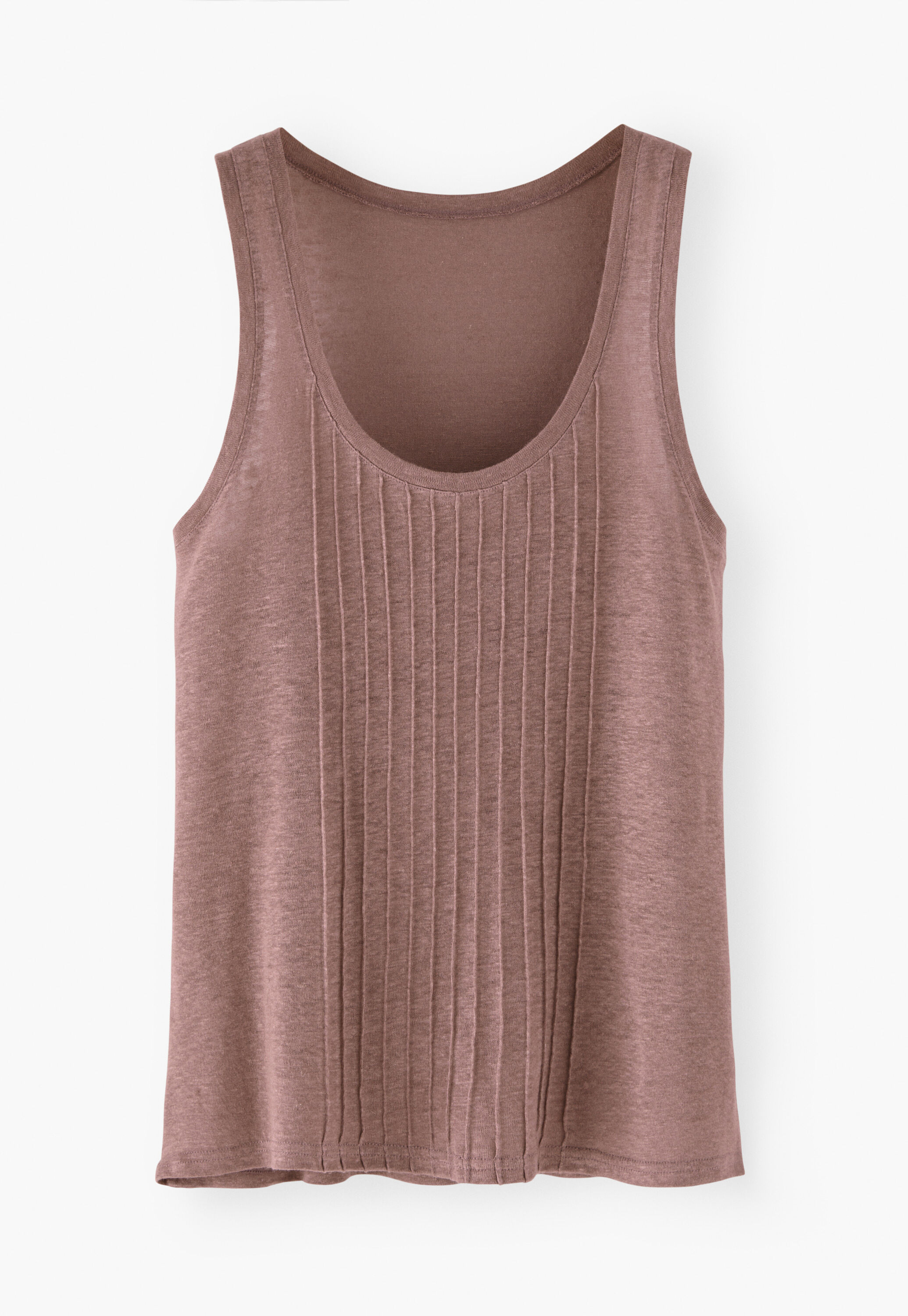 Pintuck vest