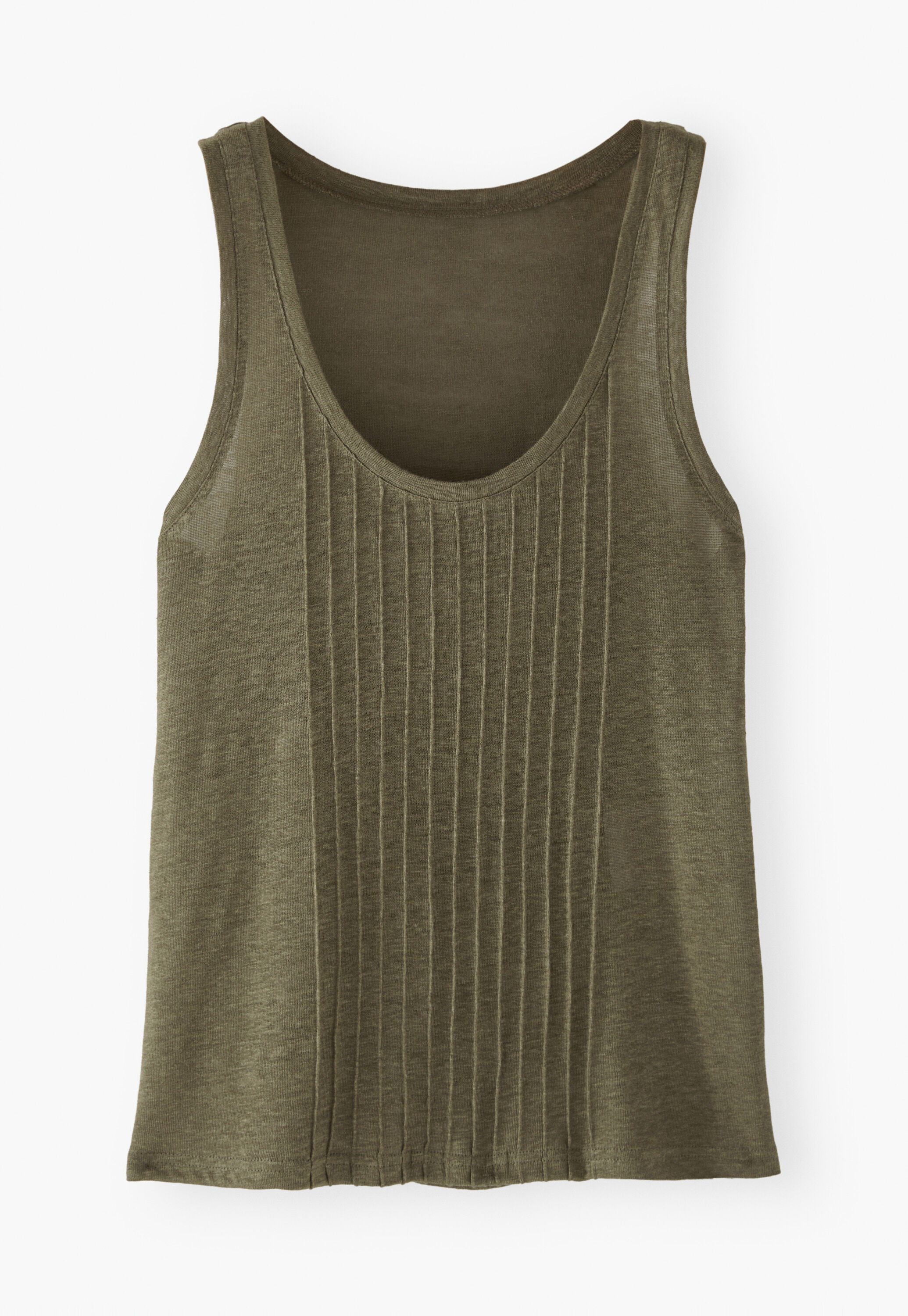 Pintuck vest