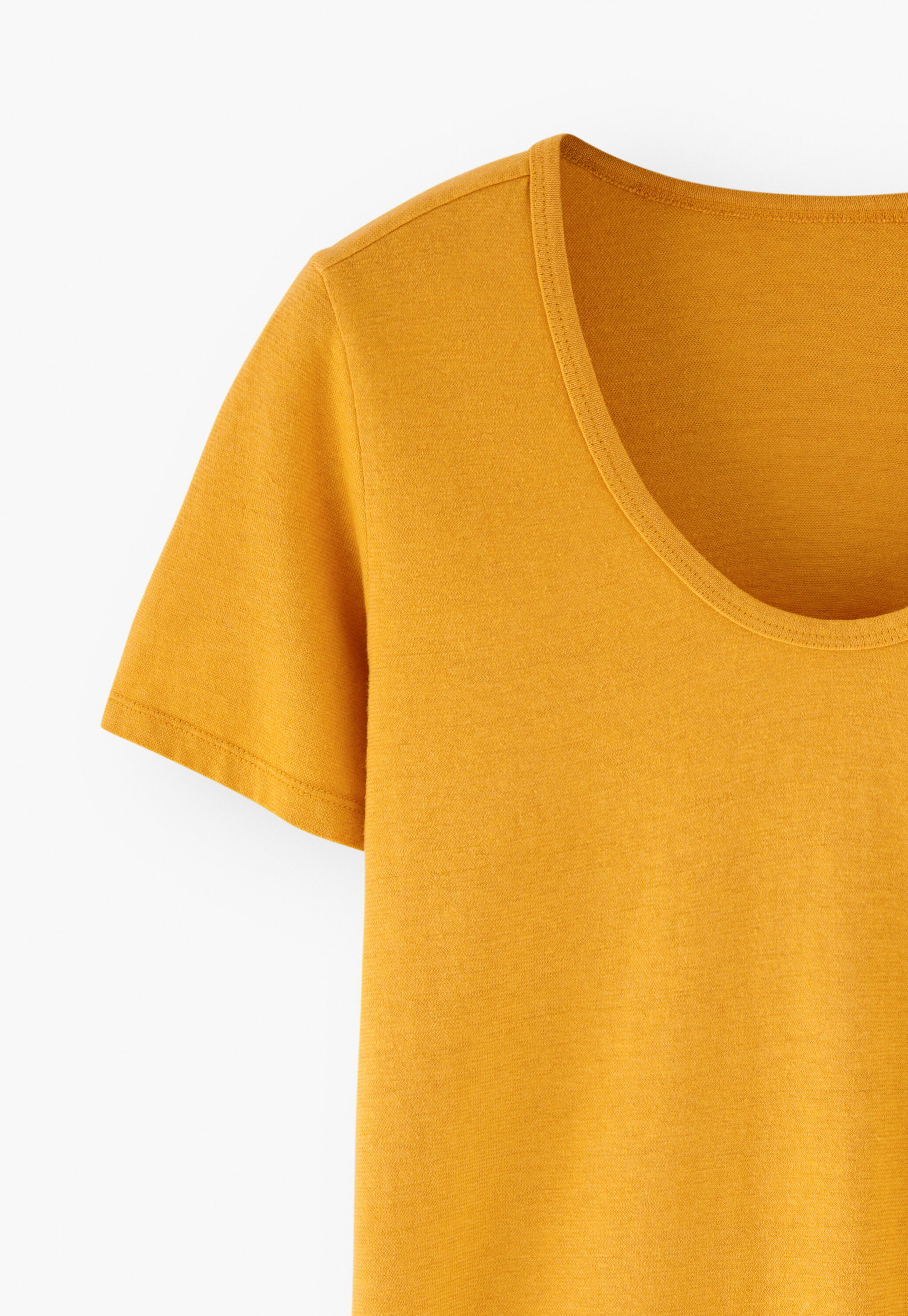 Scoop-neck T-shirt