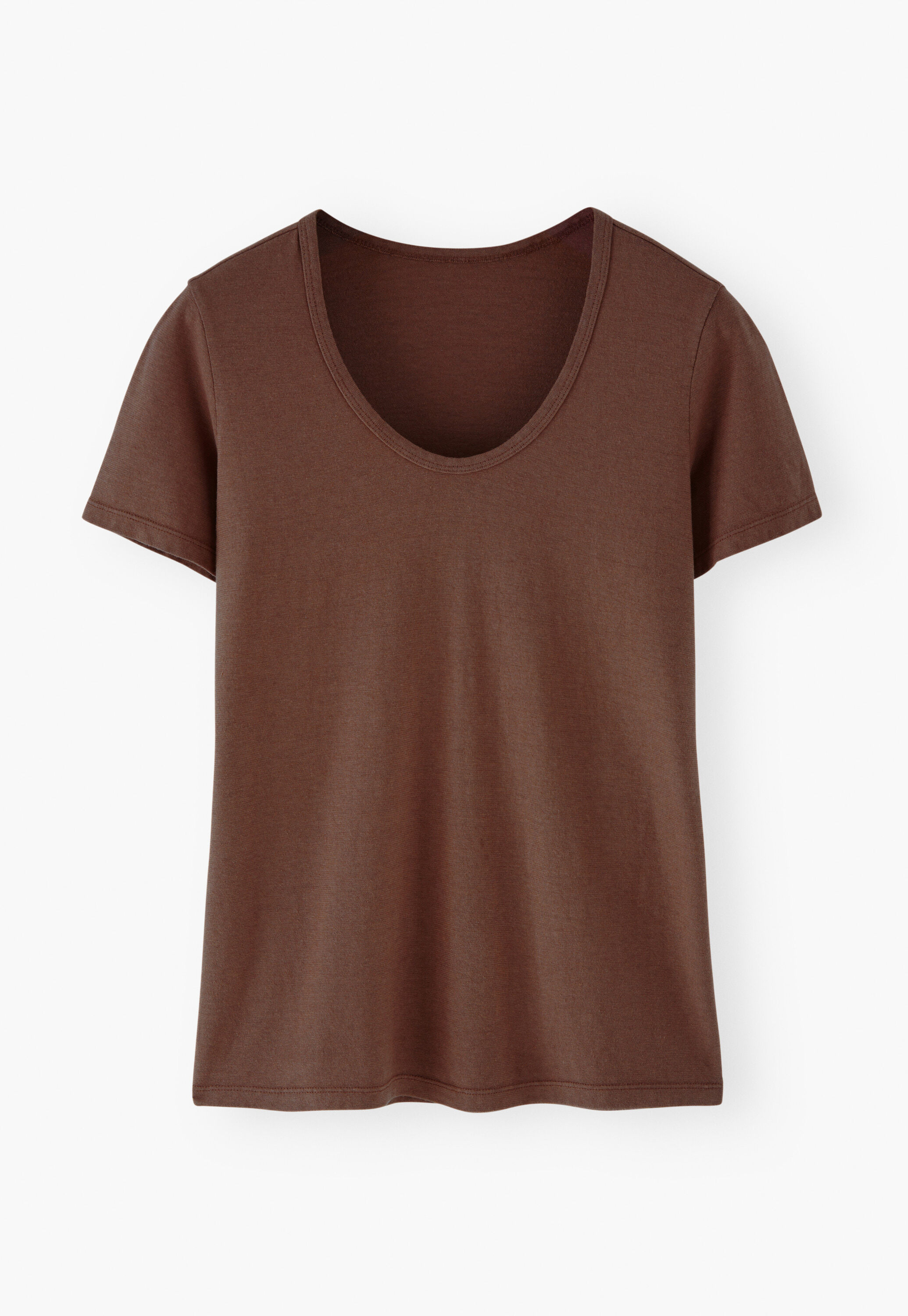 Scoop-neck T-shirt