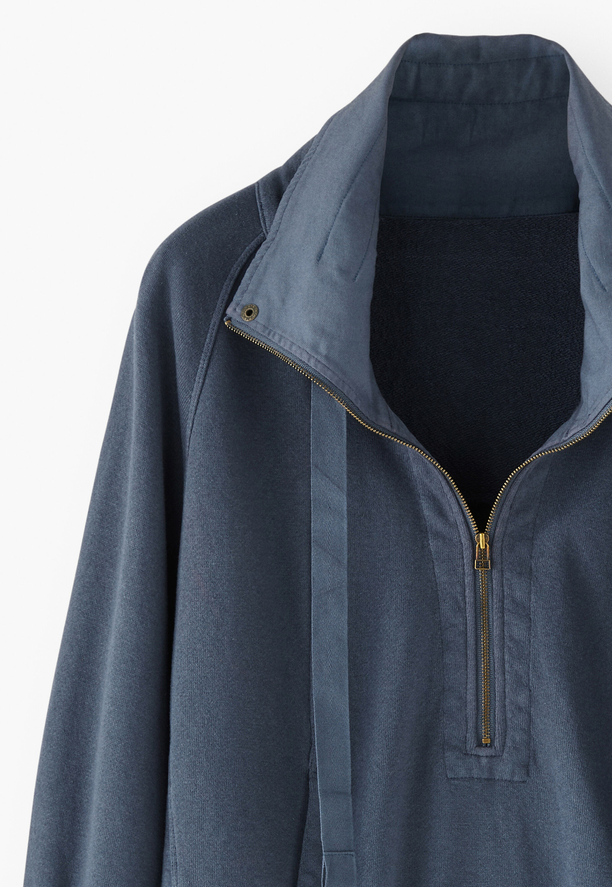 Funnel-neck sweatshirt