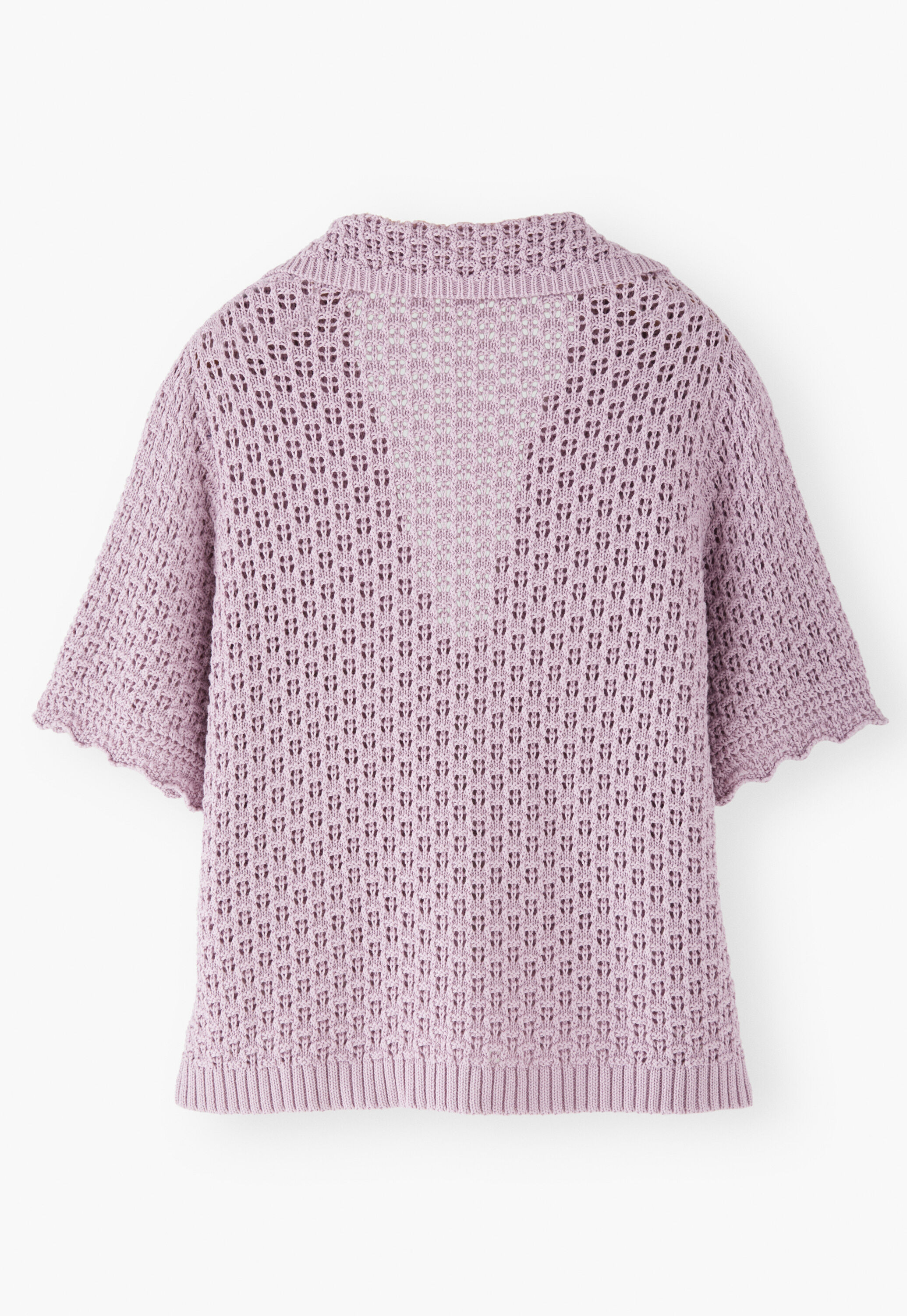 Tie-front sweater