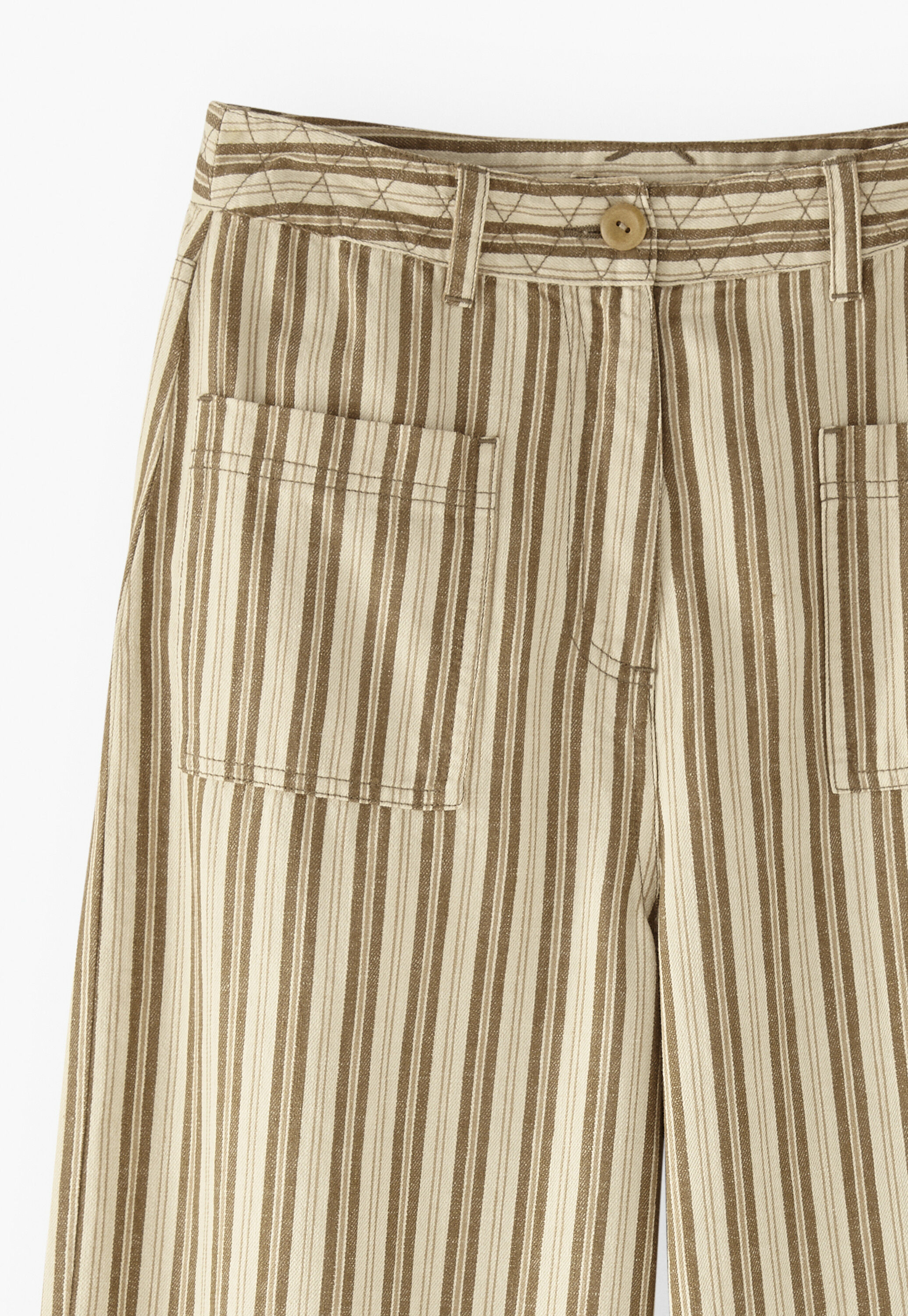 Striped trousers