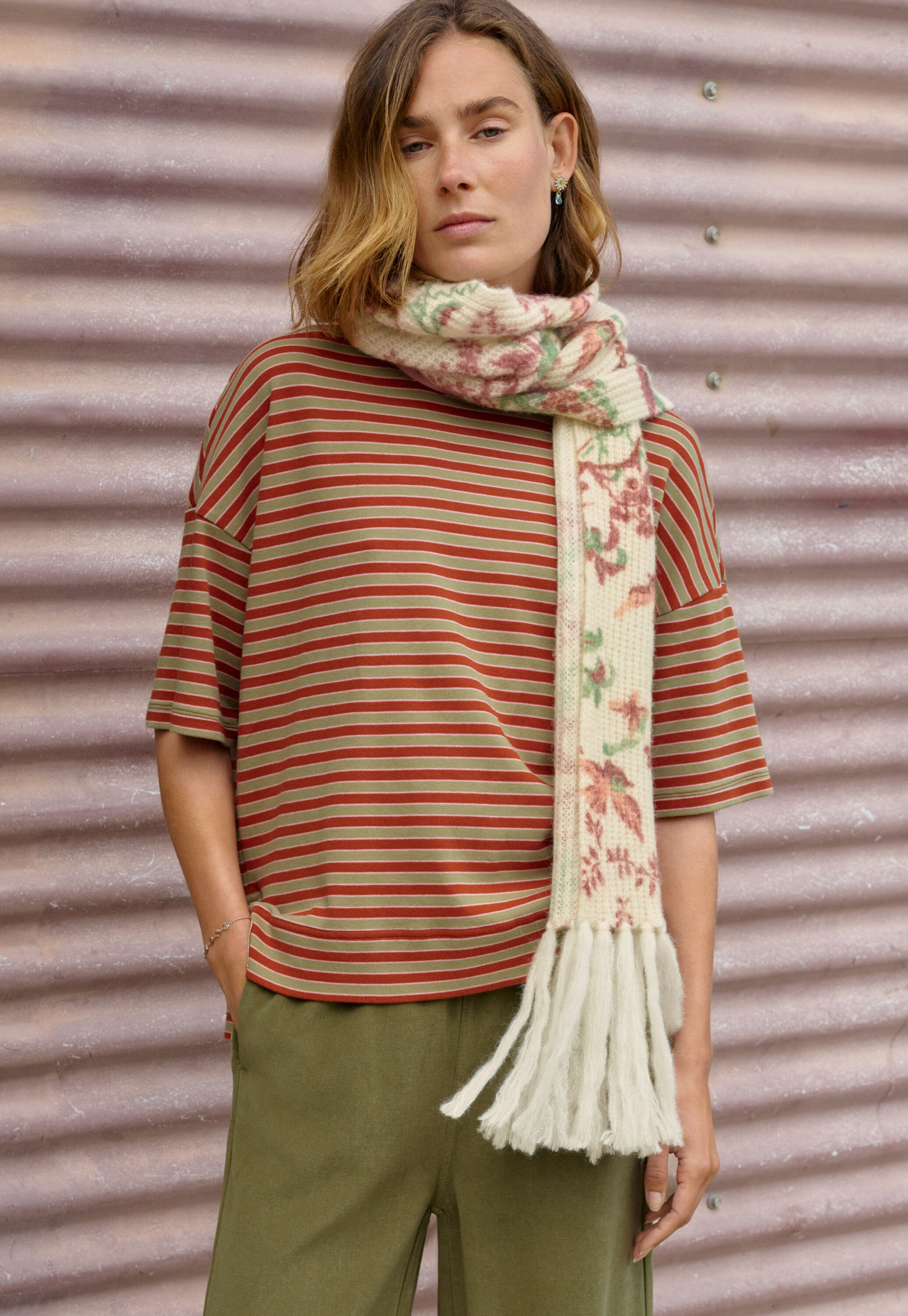 Printed scarf