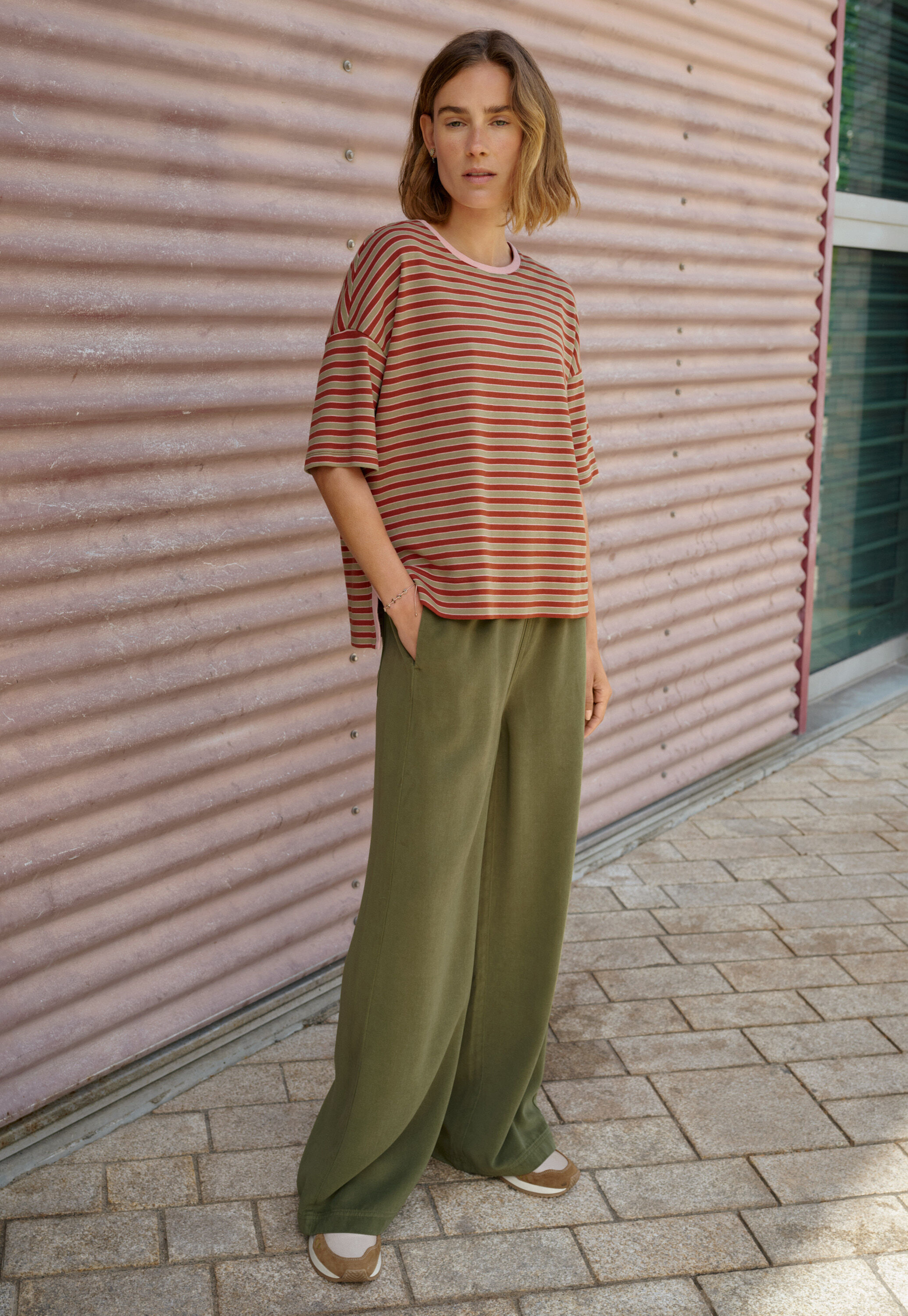 Slouchy trousers