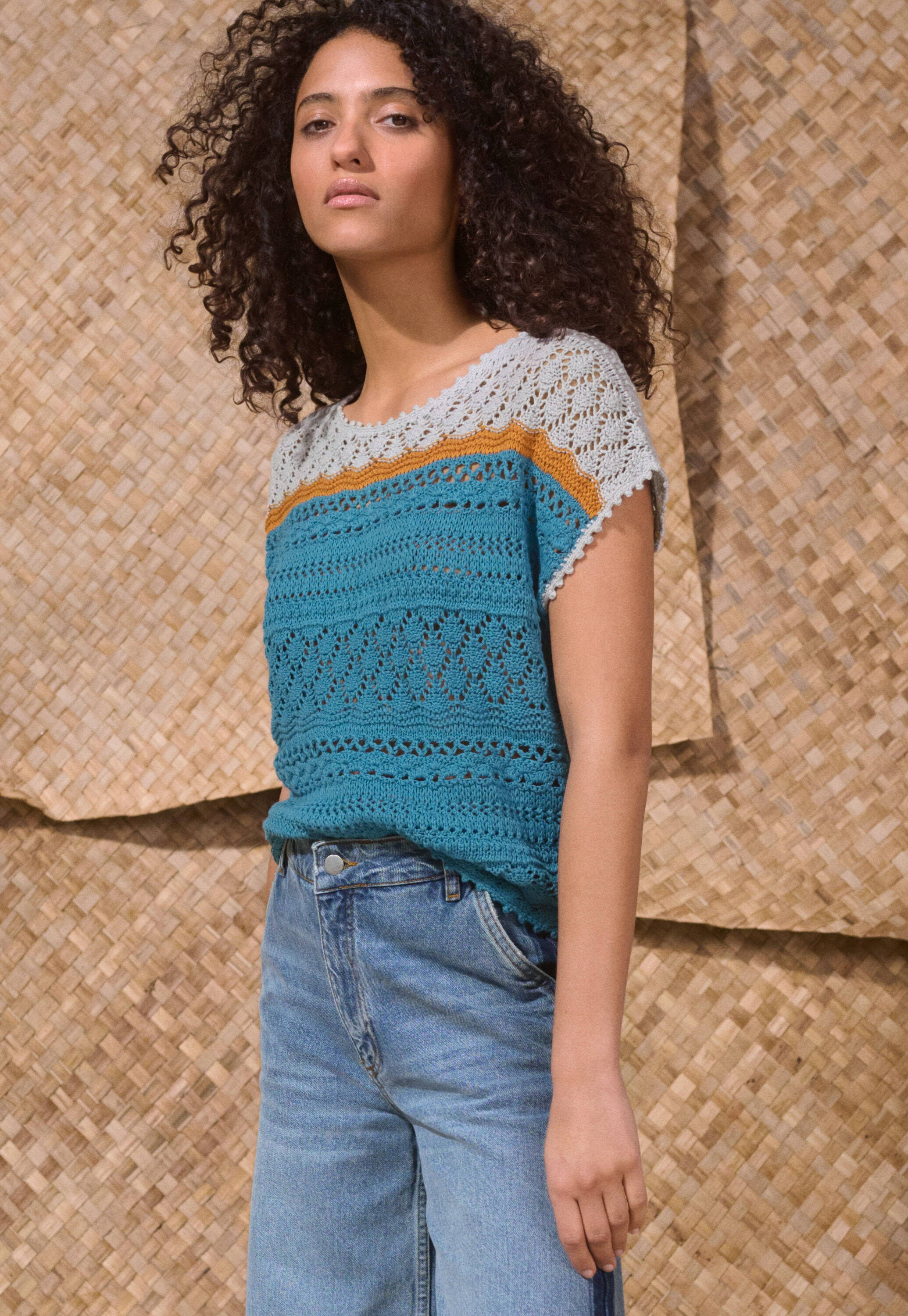 Crochet stitch sweater