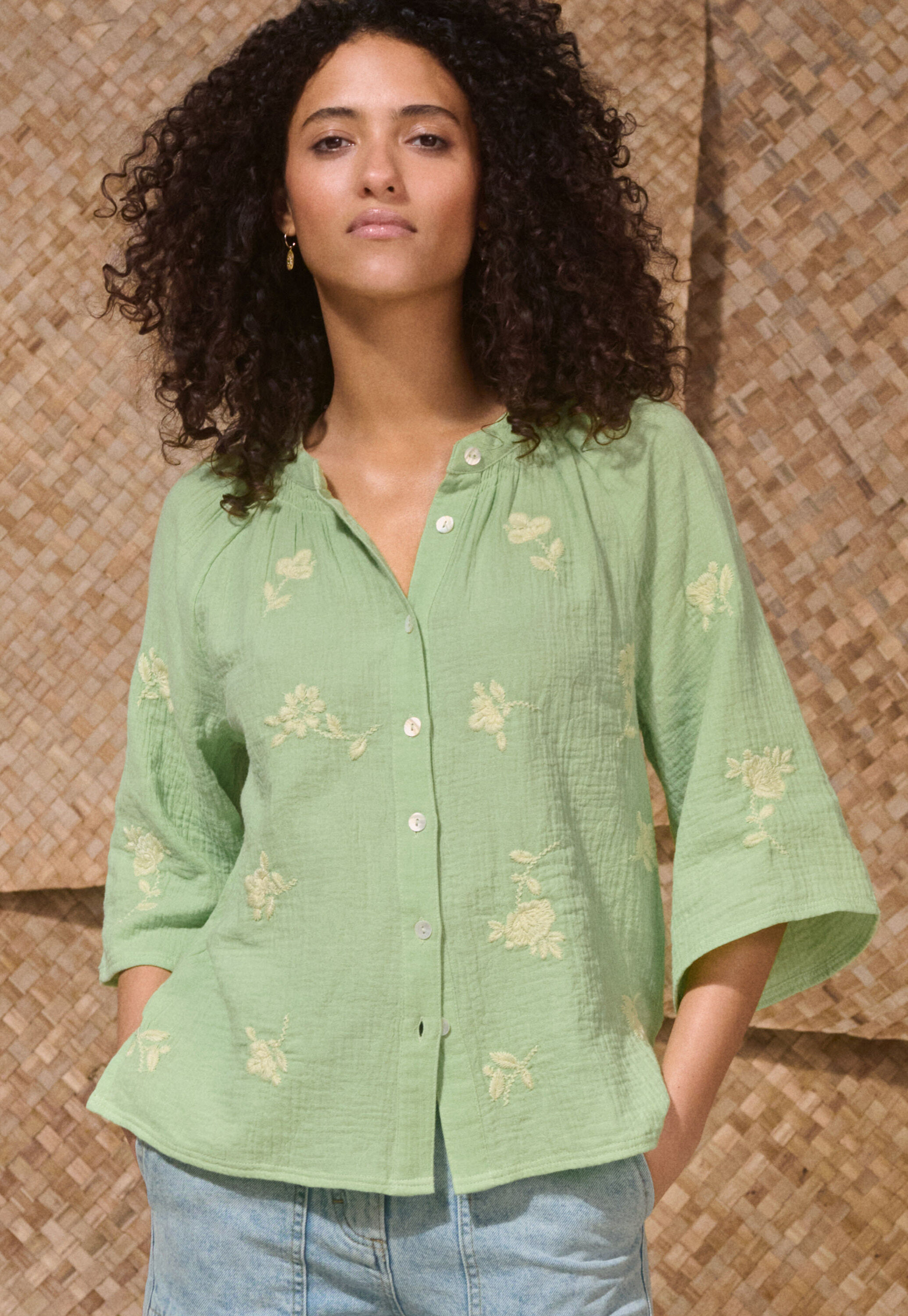 Embroidered blouse