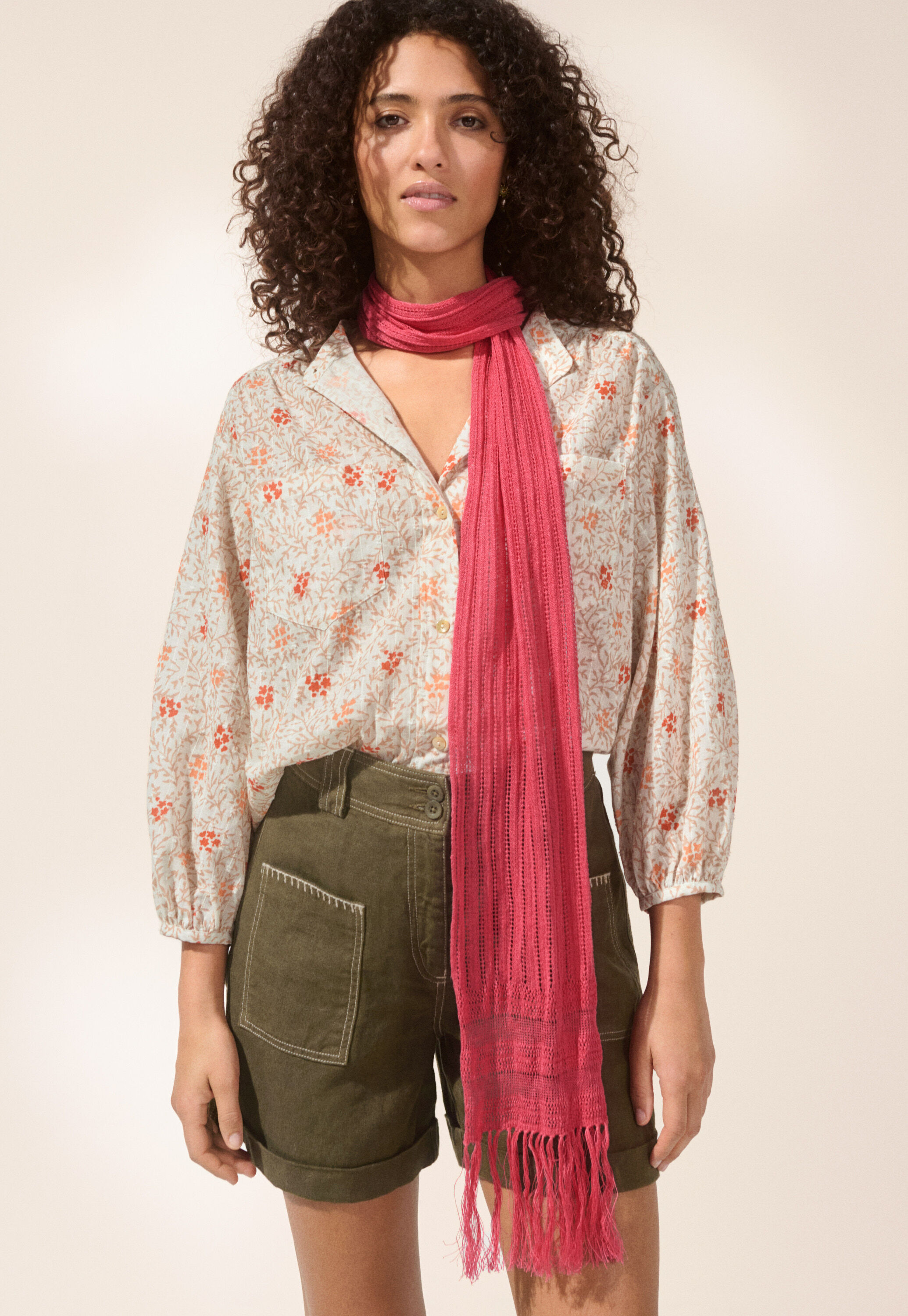 Knitted scarf