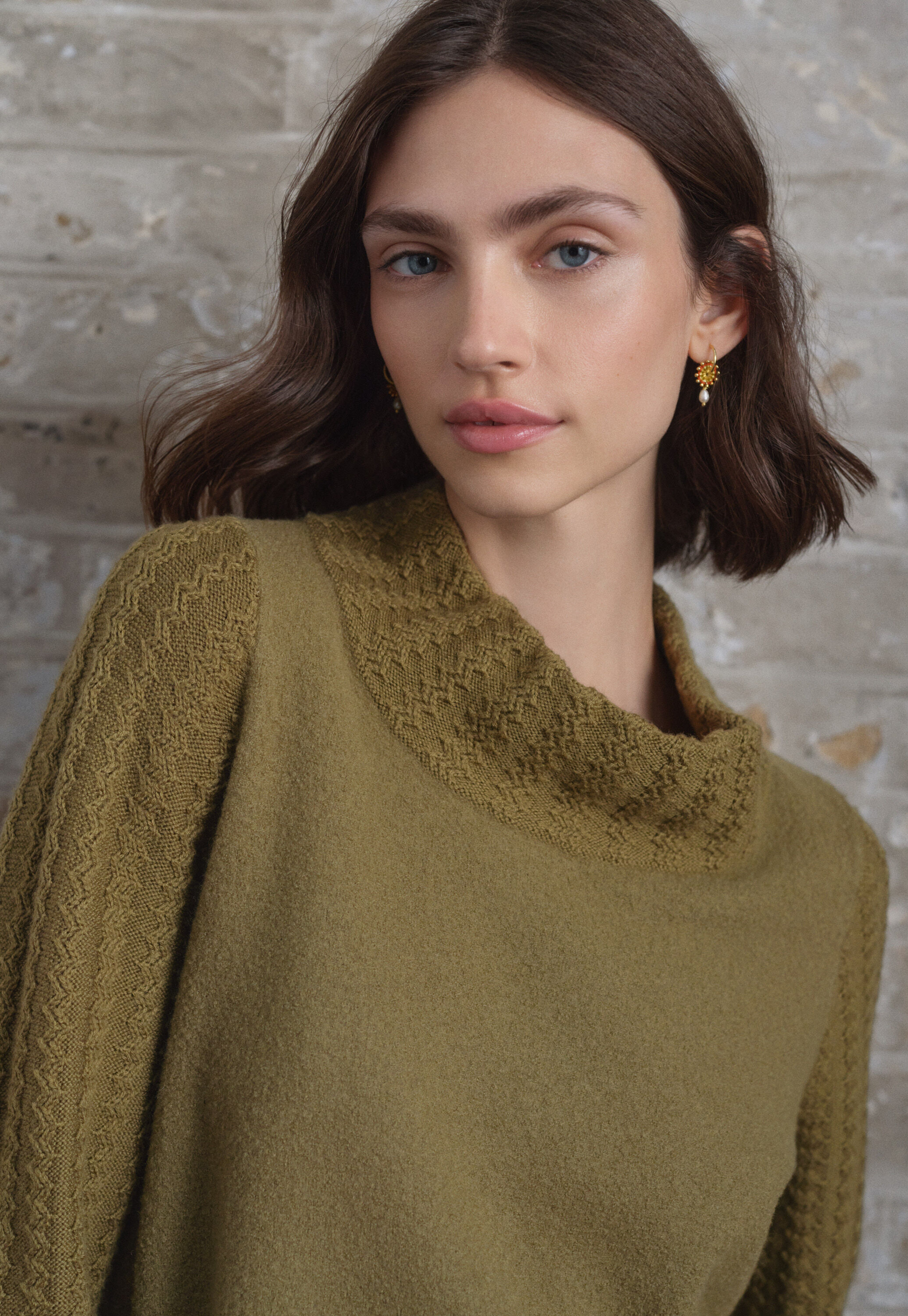 Stitch-detail sweater