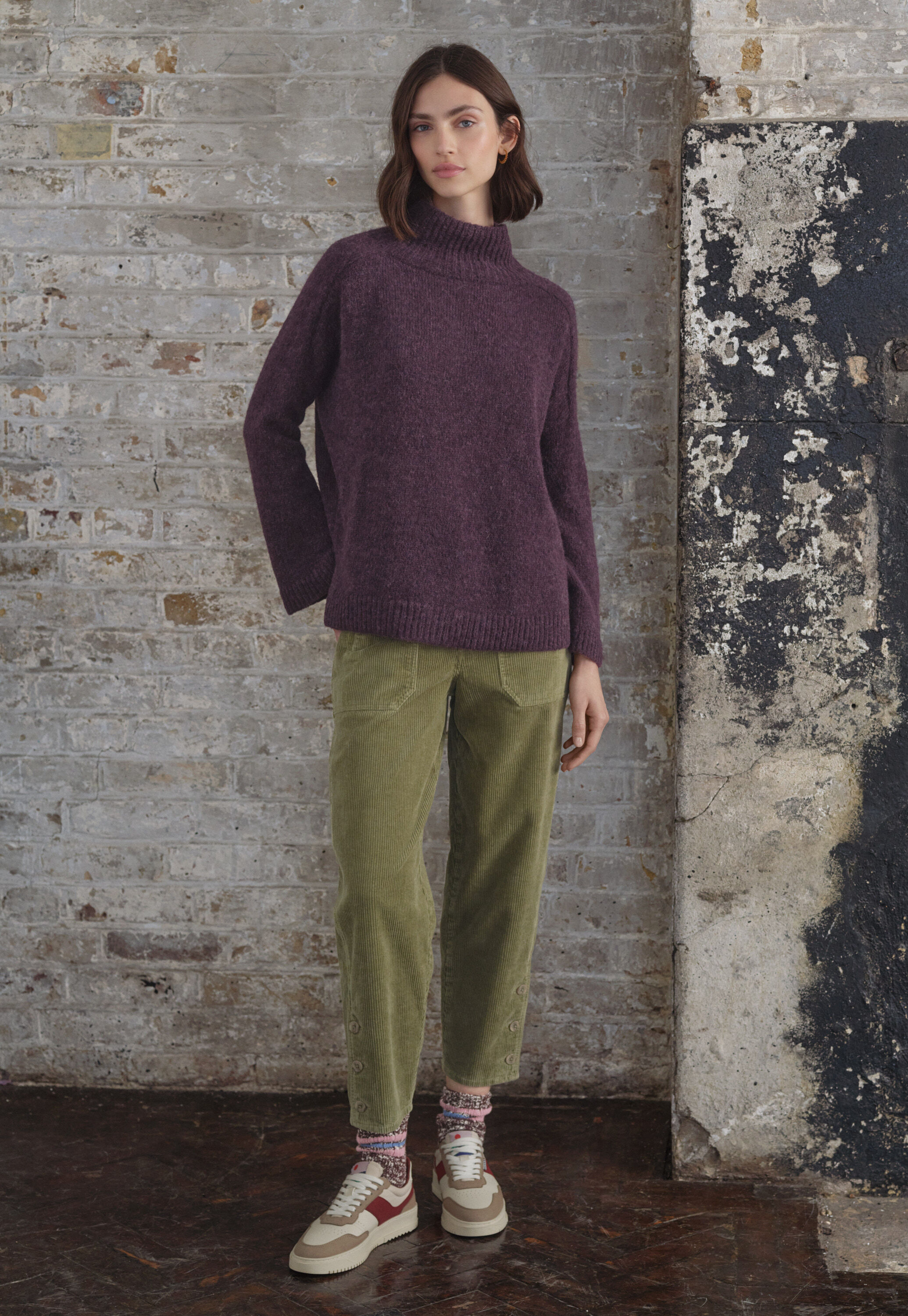 High-neck sweater