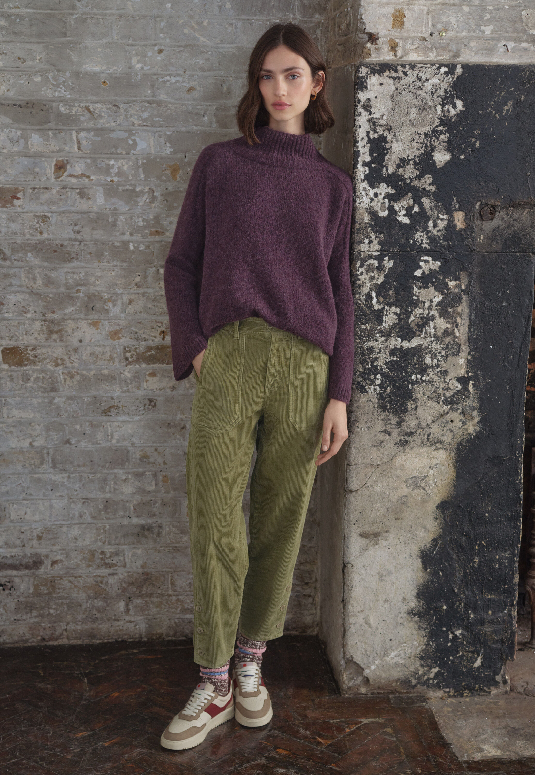 High-neck sweater