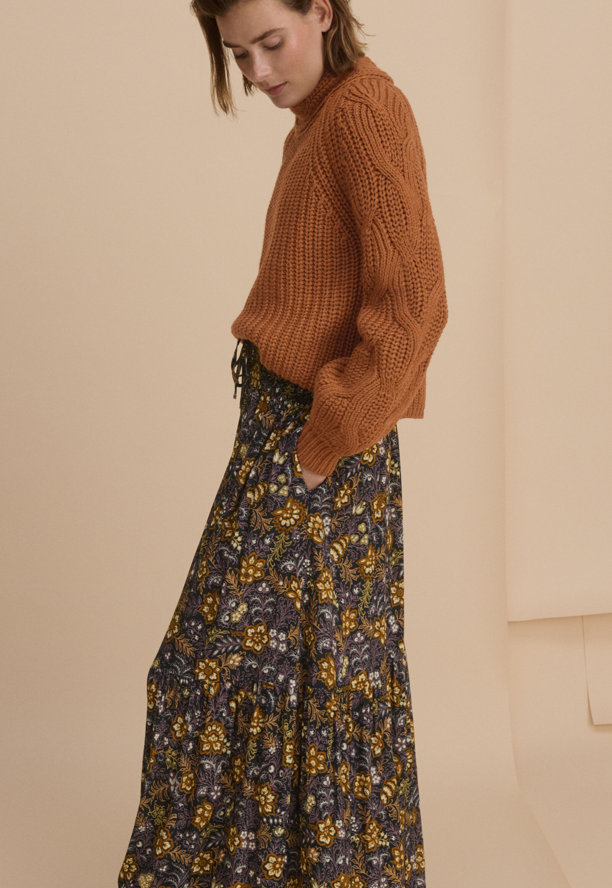 Printed skirt