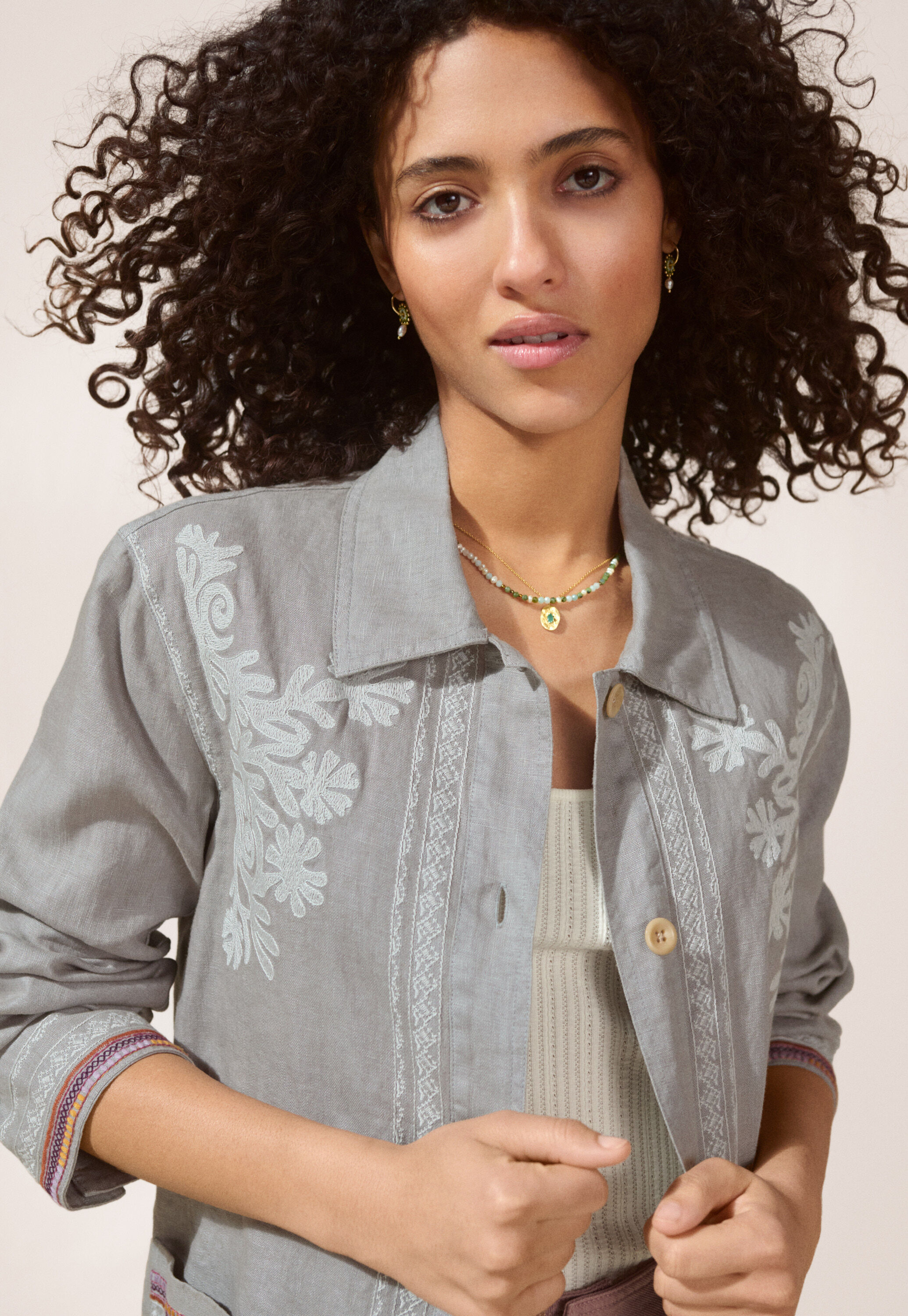Embroidered jacket