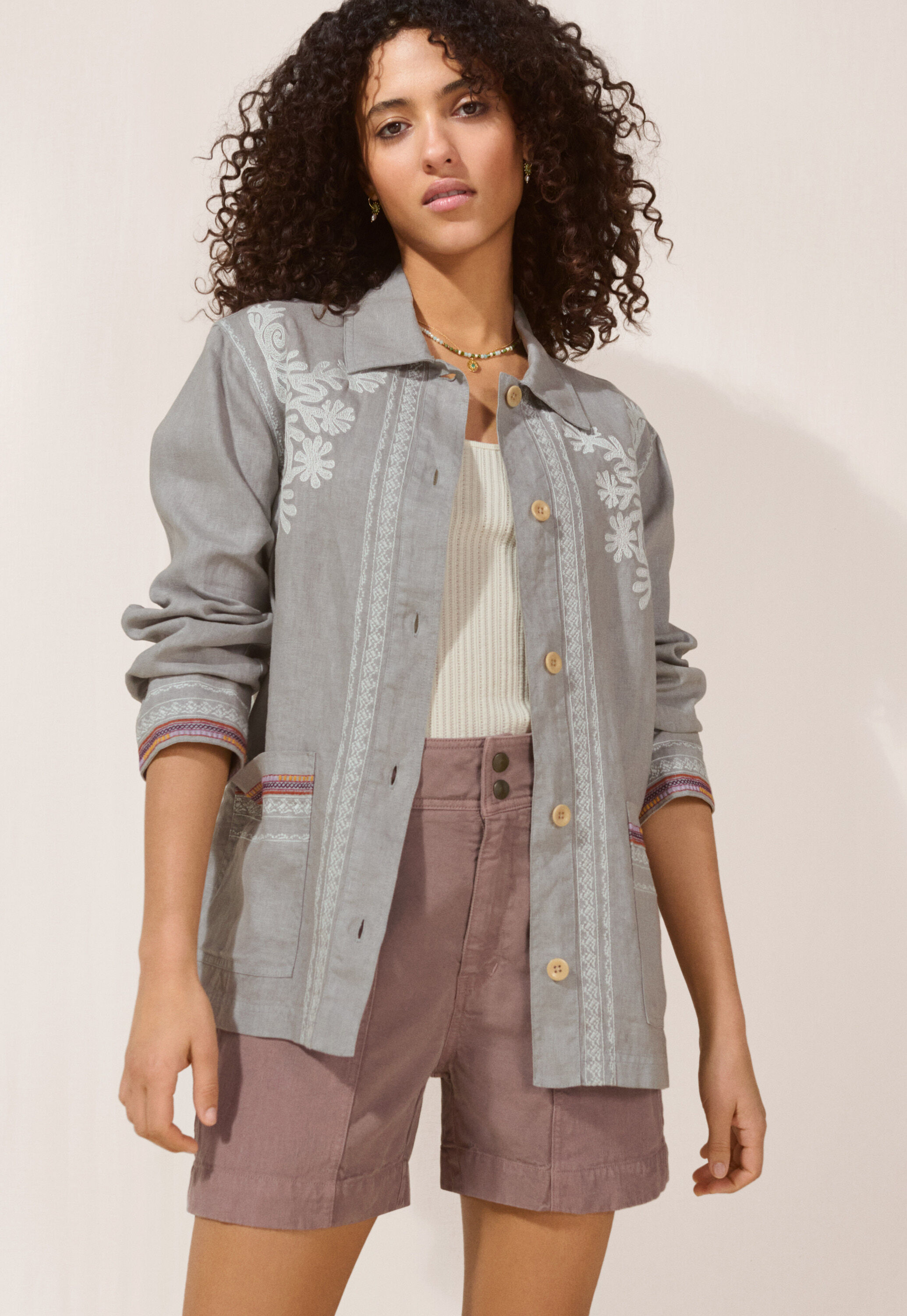 Embroidered jacket