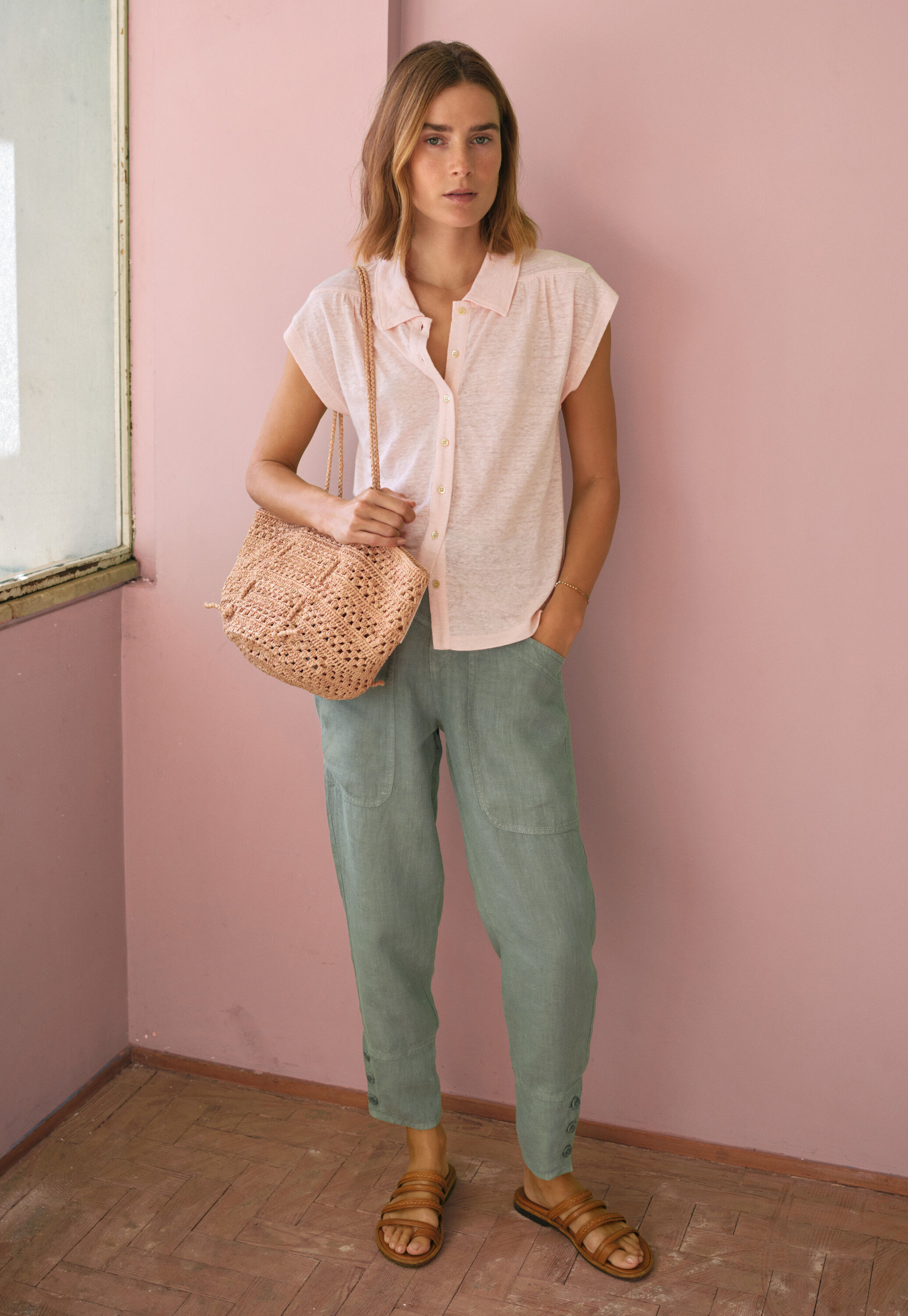 Cropped trousers