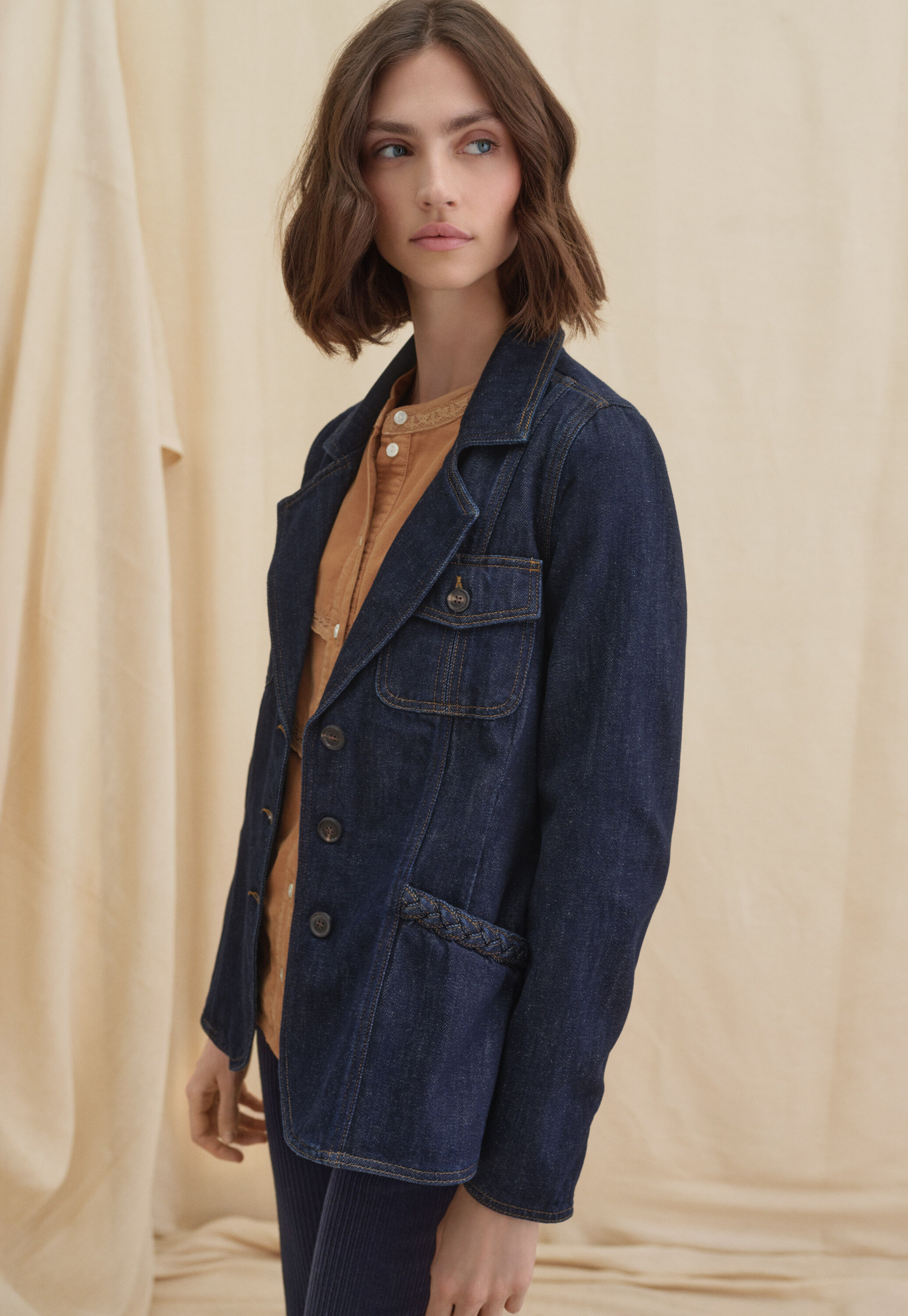 Denim blazer