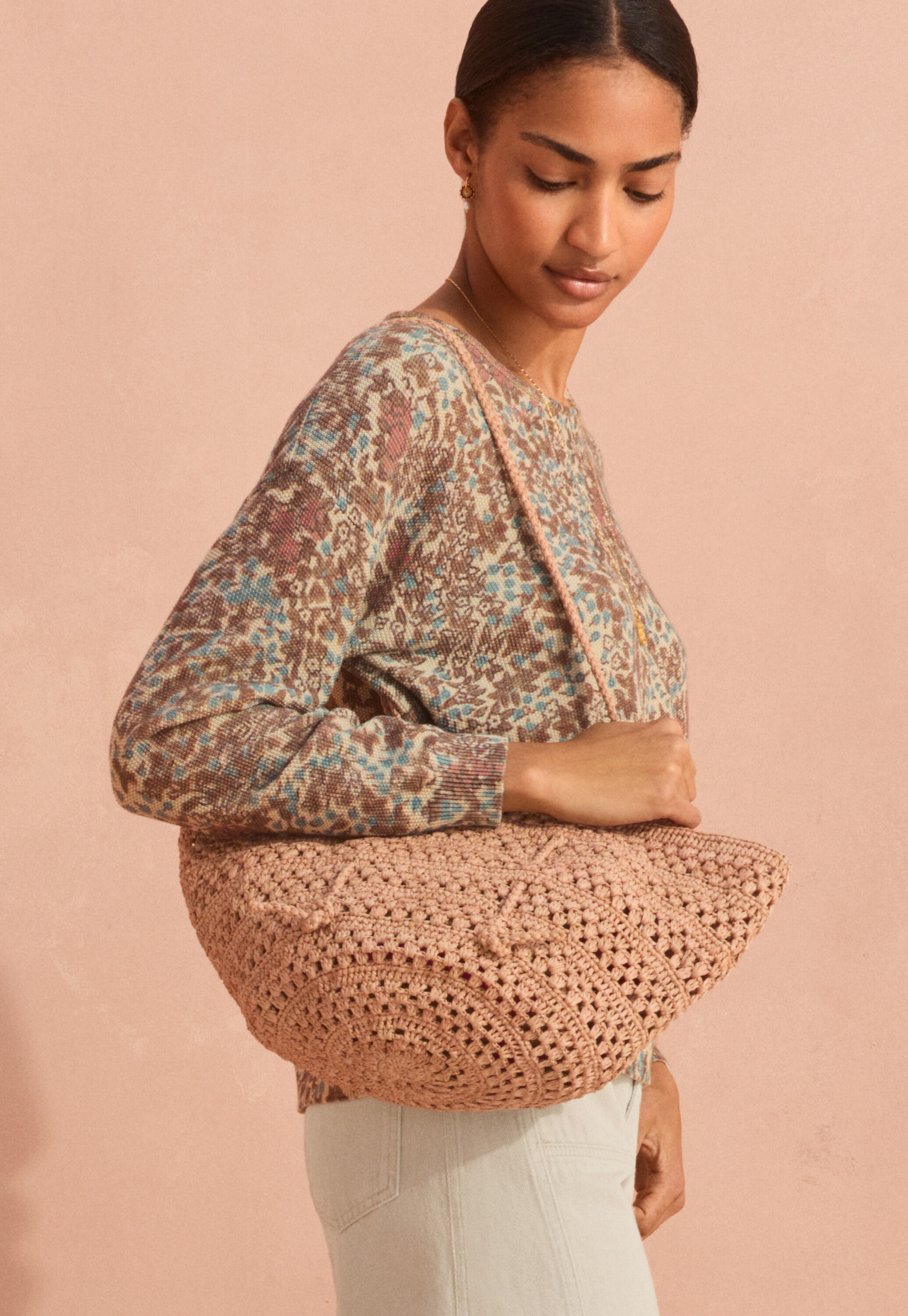 Printed sweater
