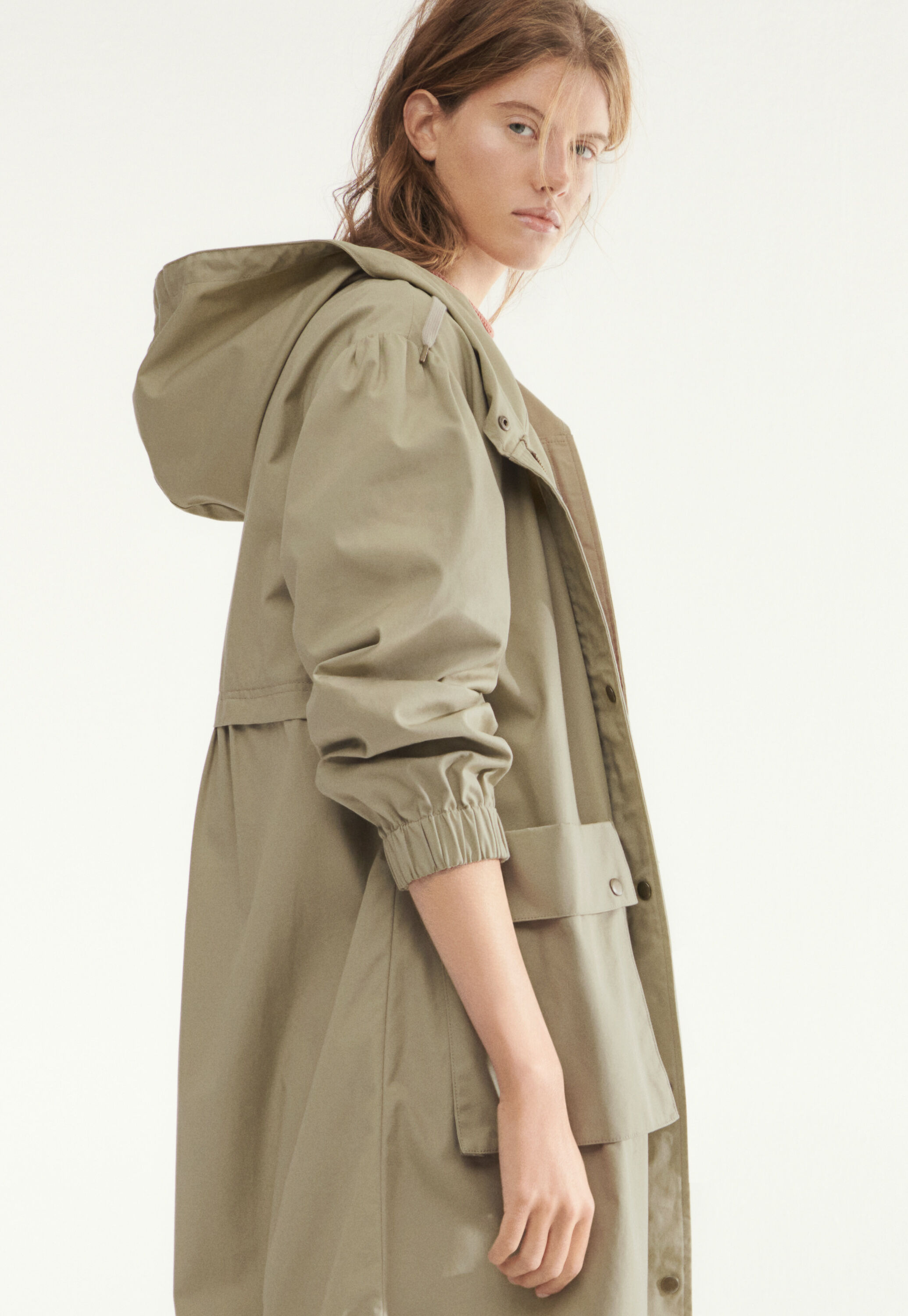 Water-resistant parka
