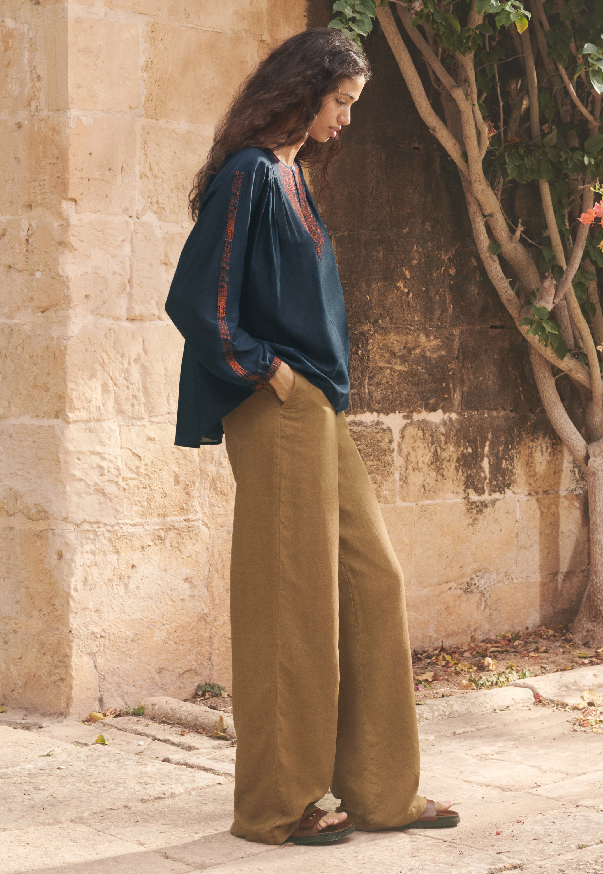 Embroidered blouse