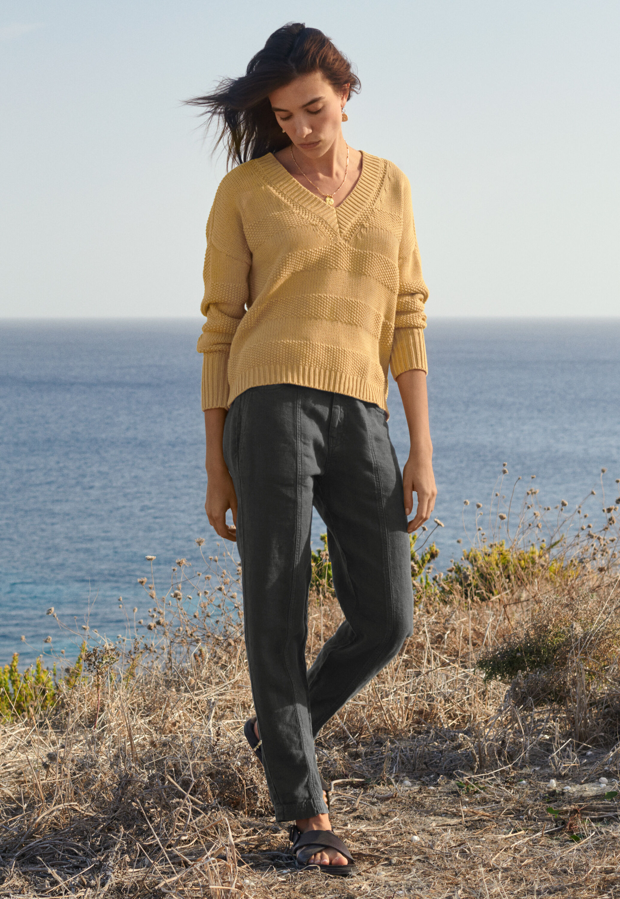 Tapered trousers