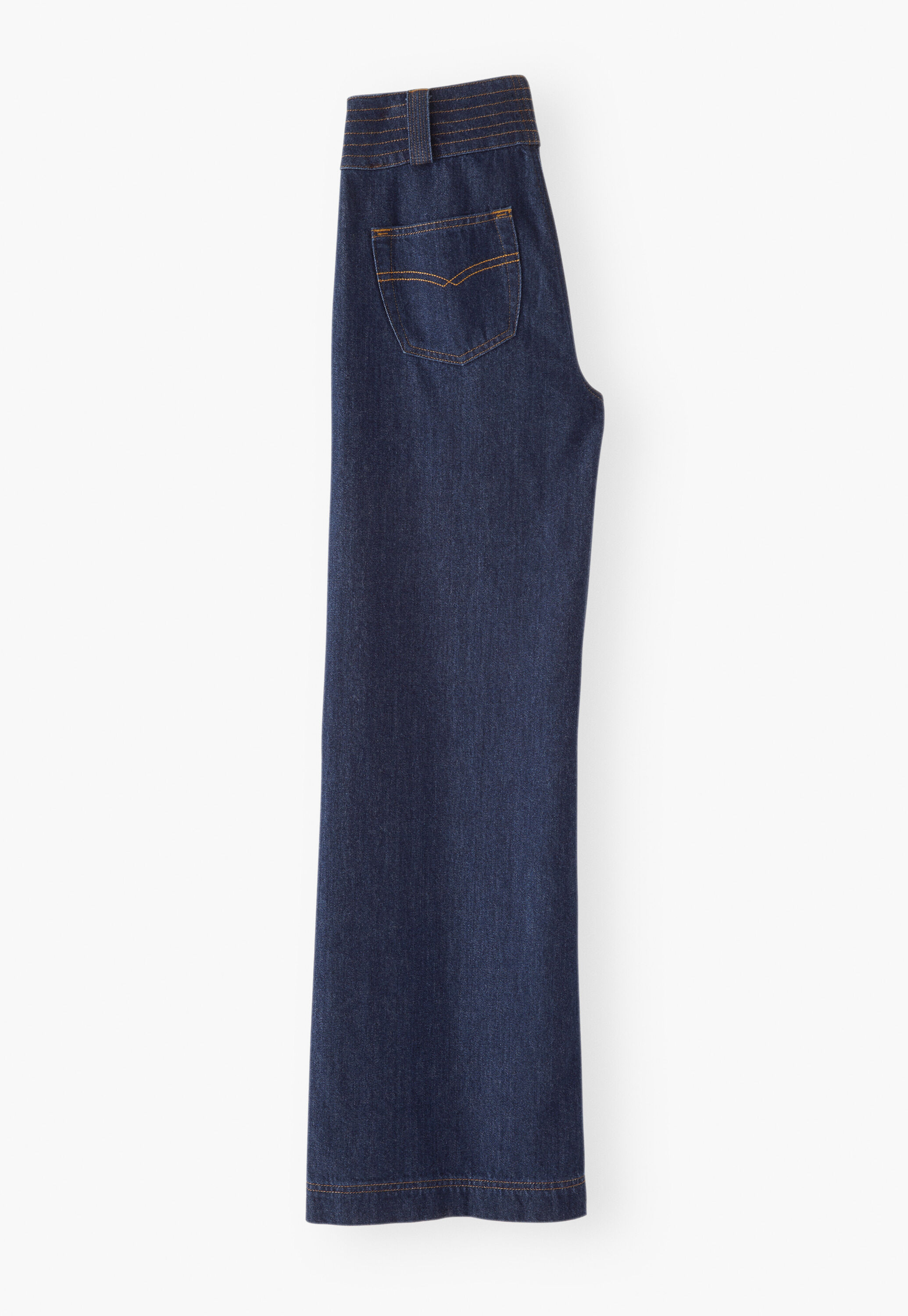 Drapey wide-leg jeans