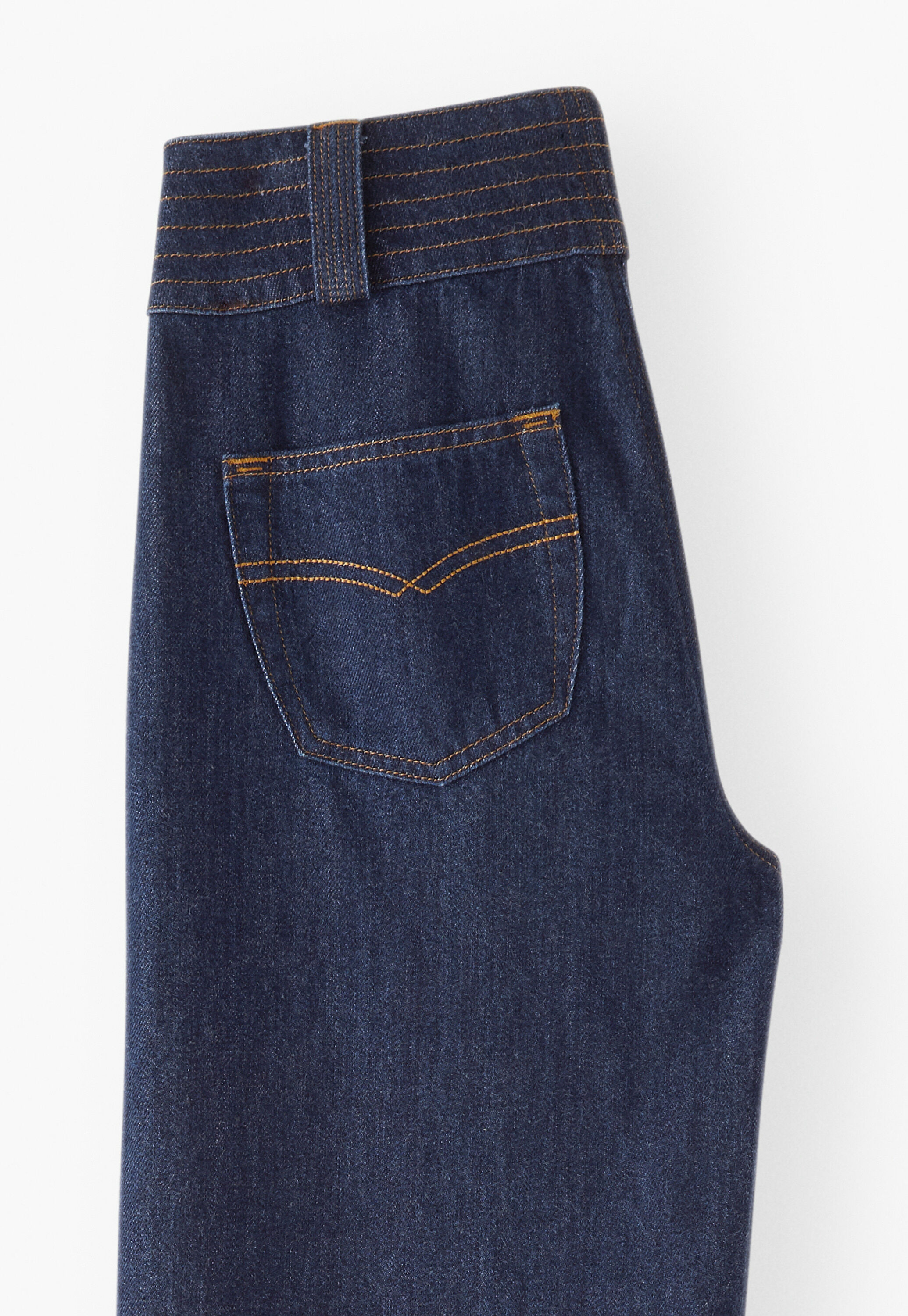 Drapey wide-leg jeans