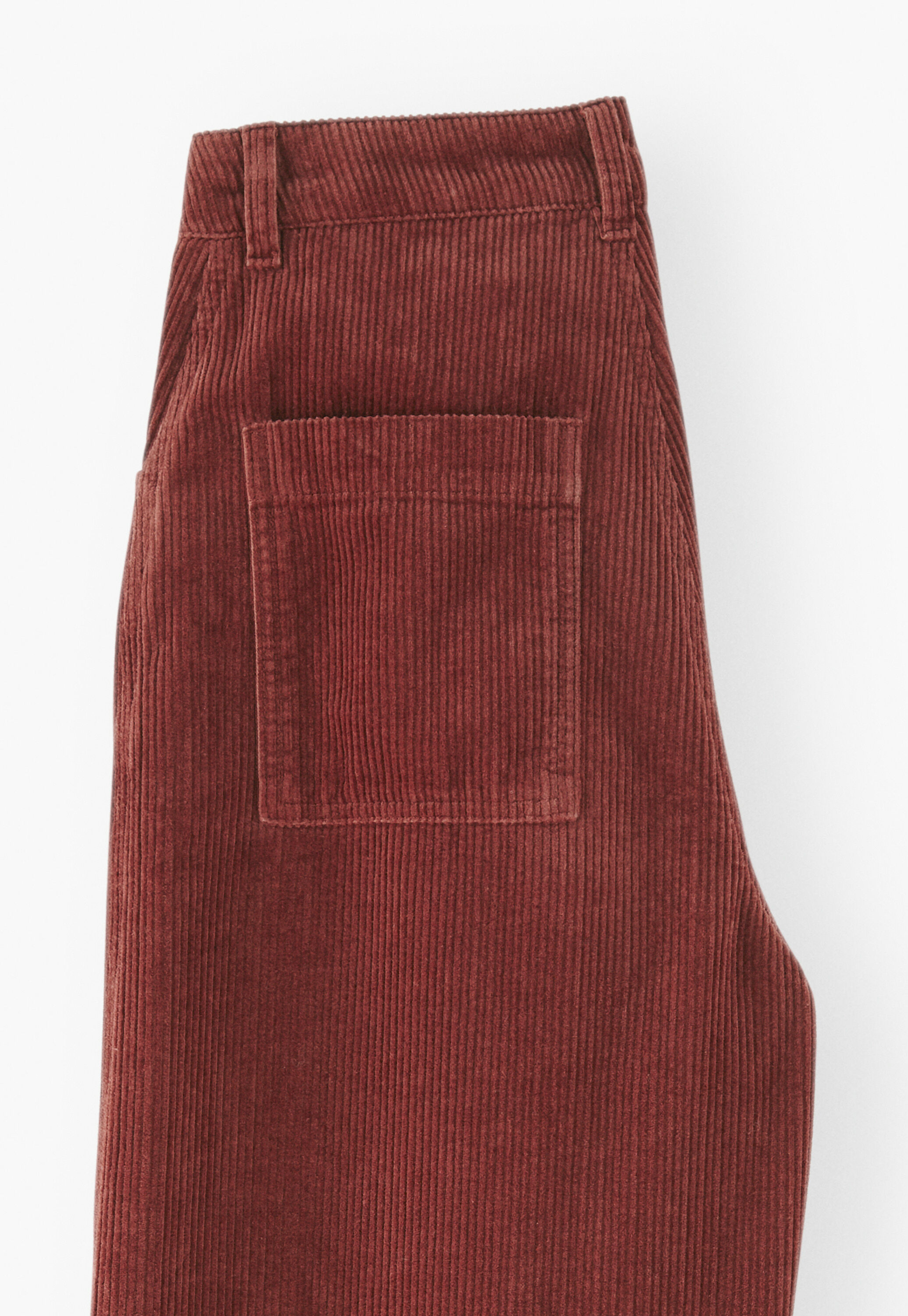 Horseshoe cord trouser