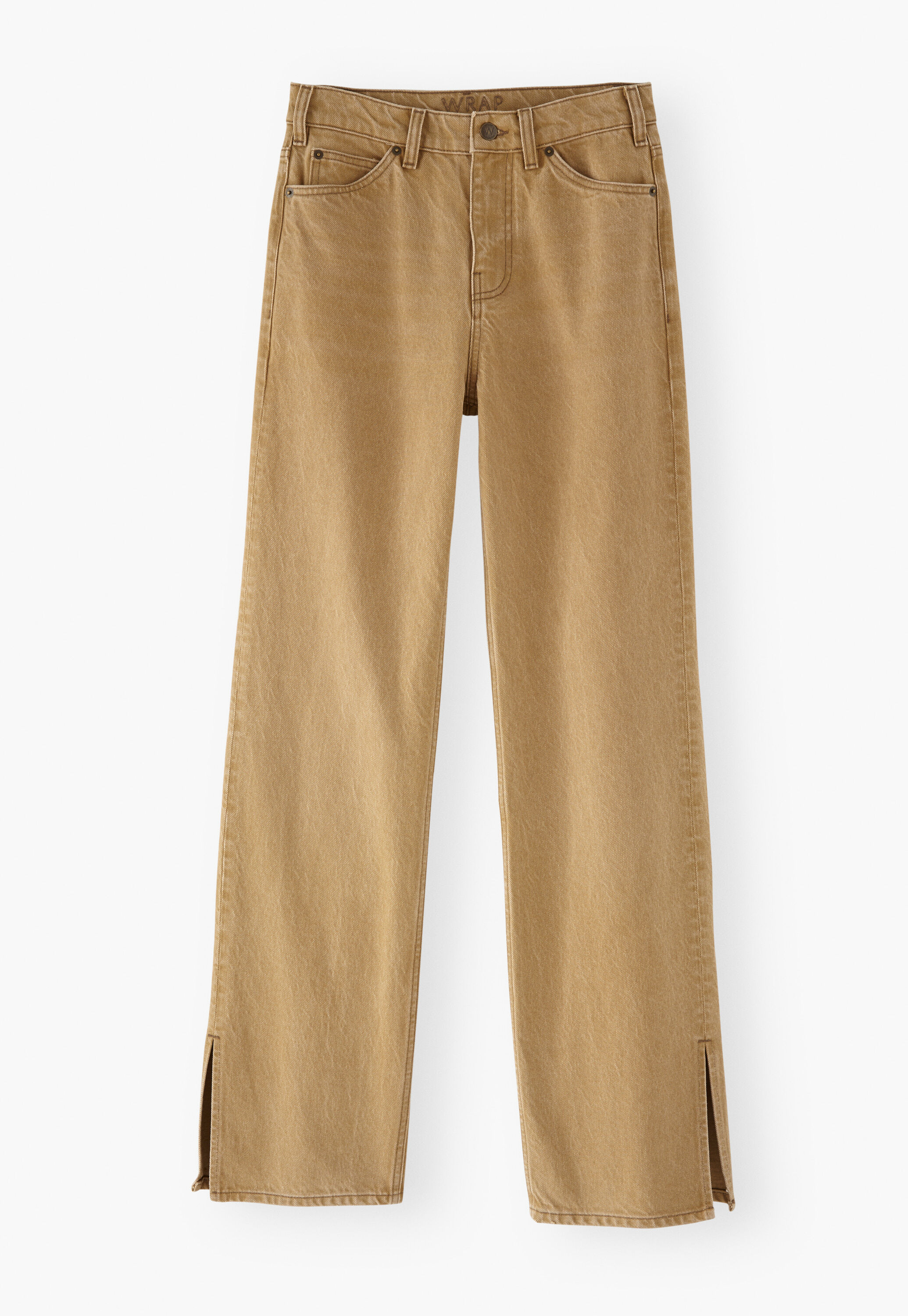 Split-hem jeans