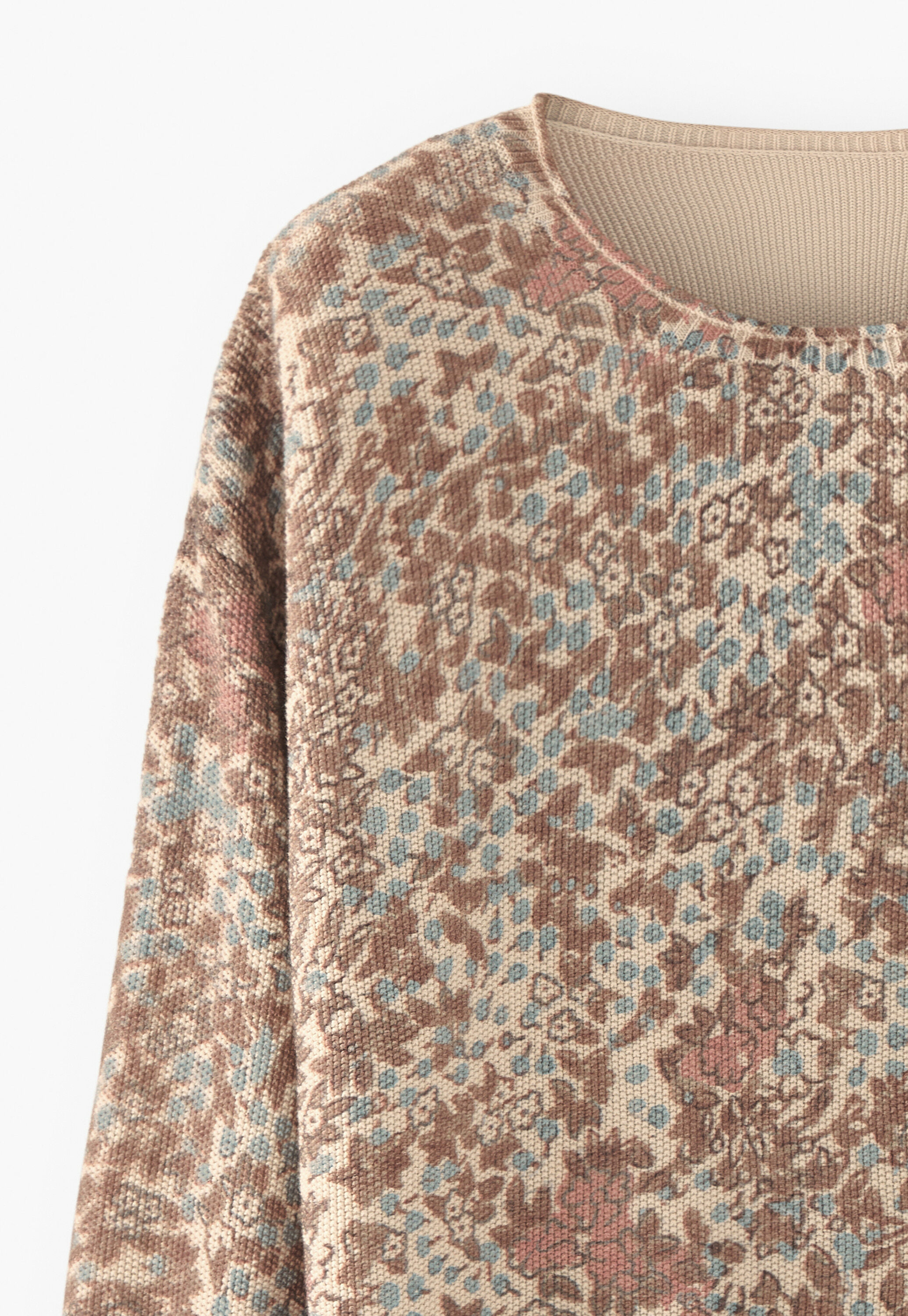 Printed sweater