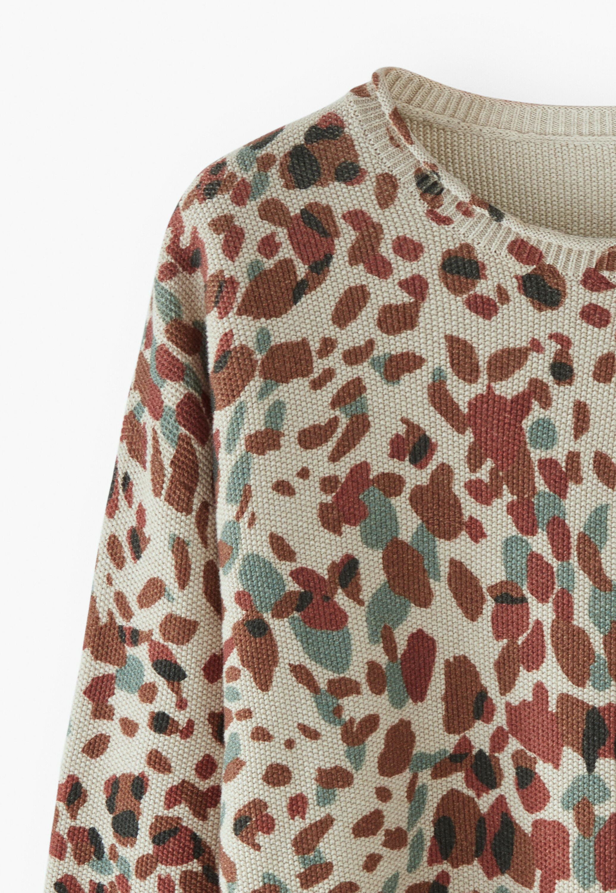 Printed sweater