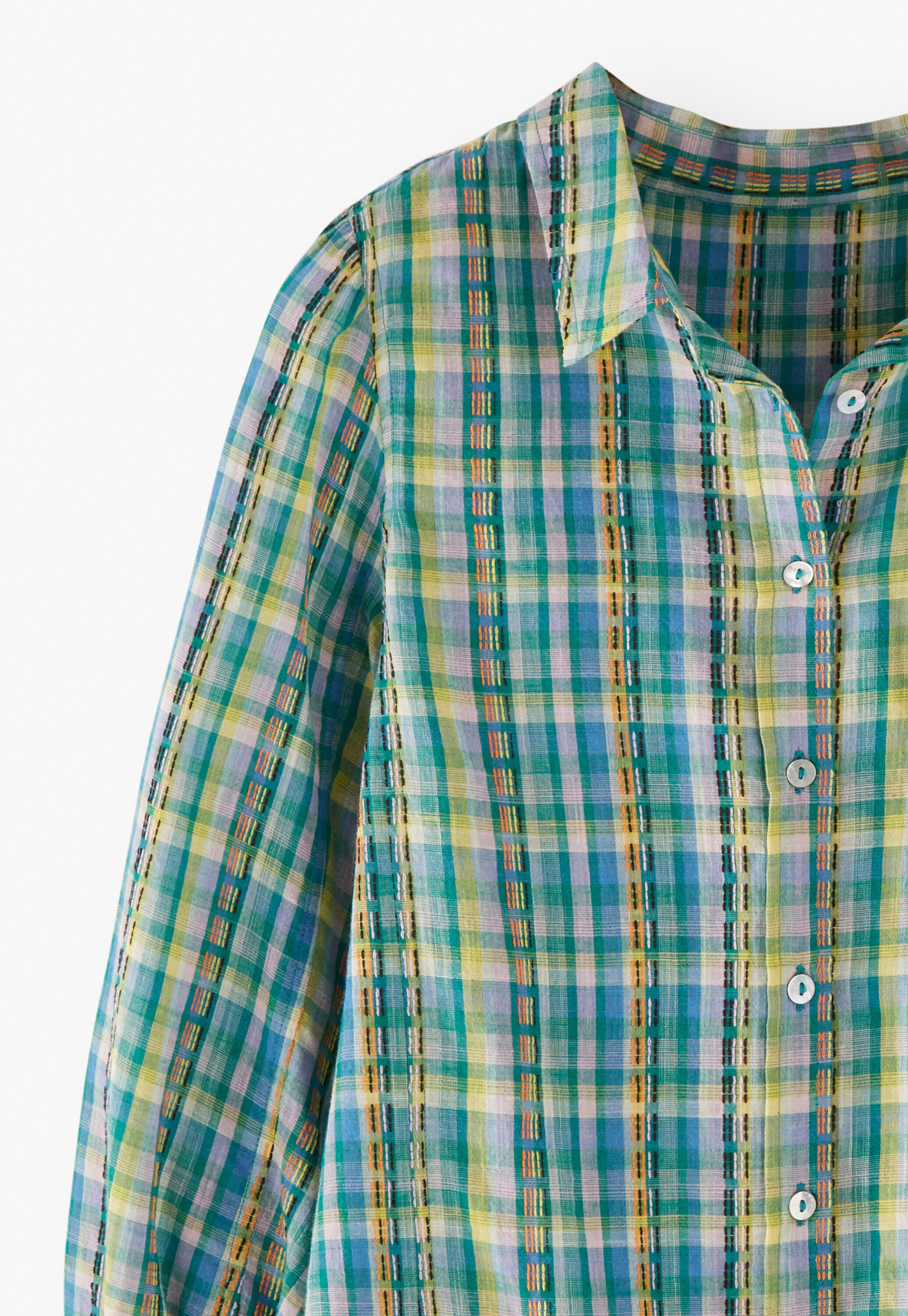 Checked blouse