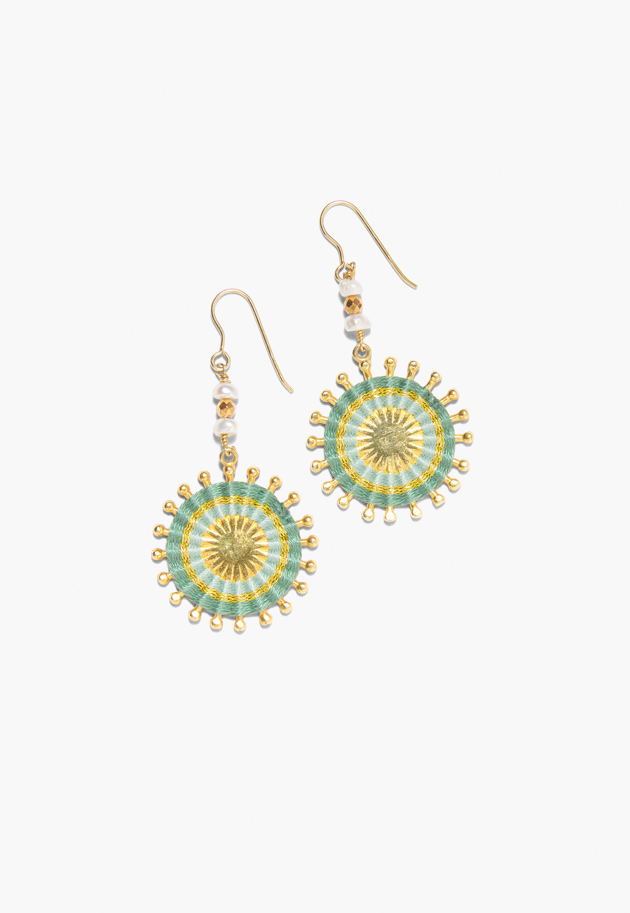Sunburst earrings