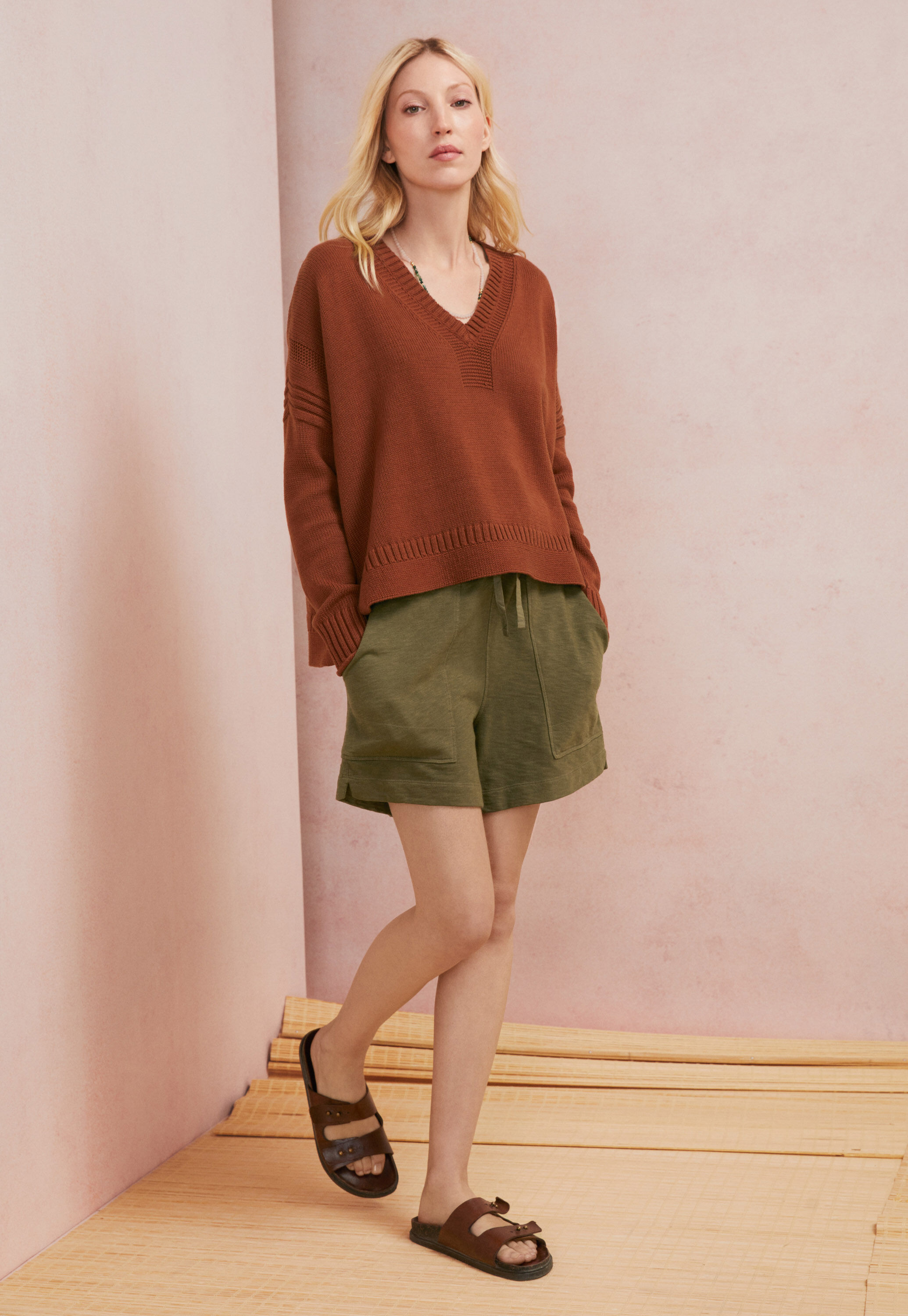 V-neck sweater